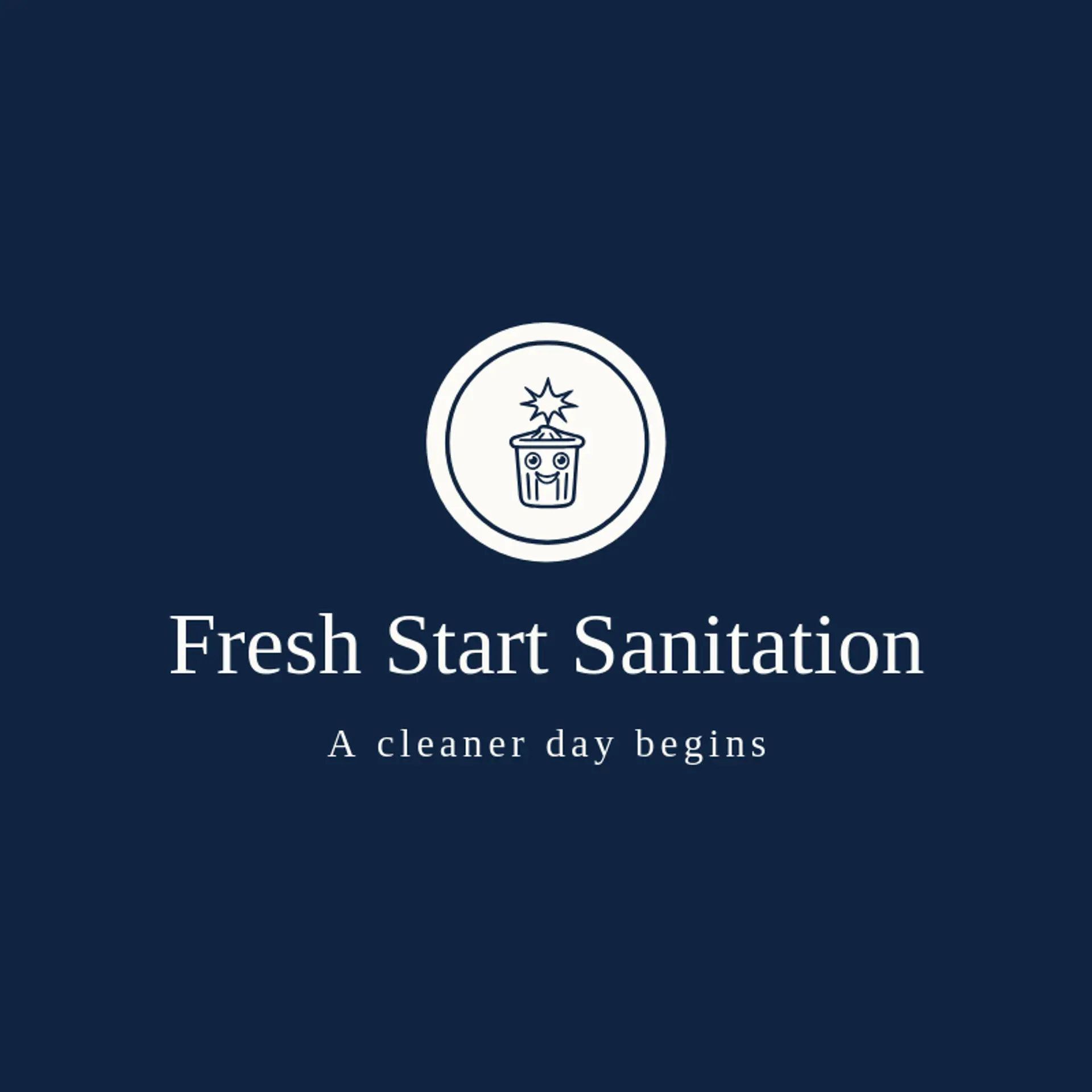 Fresh Start Sanitation logo for garbage