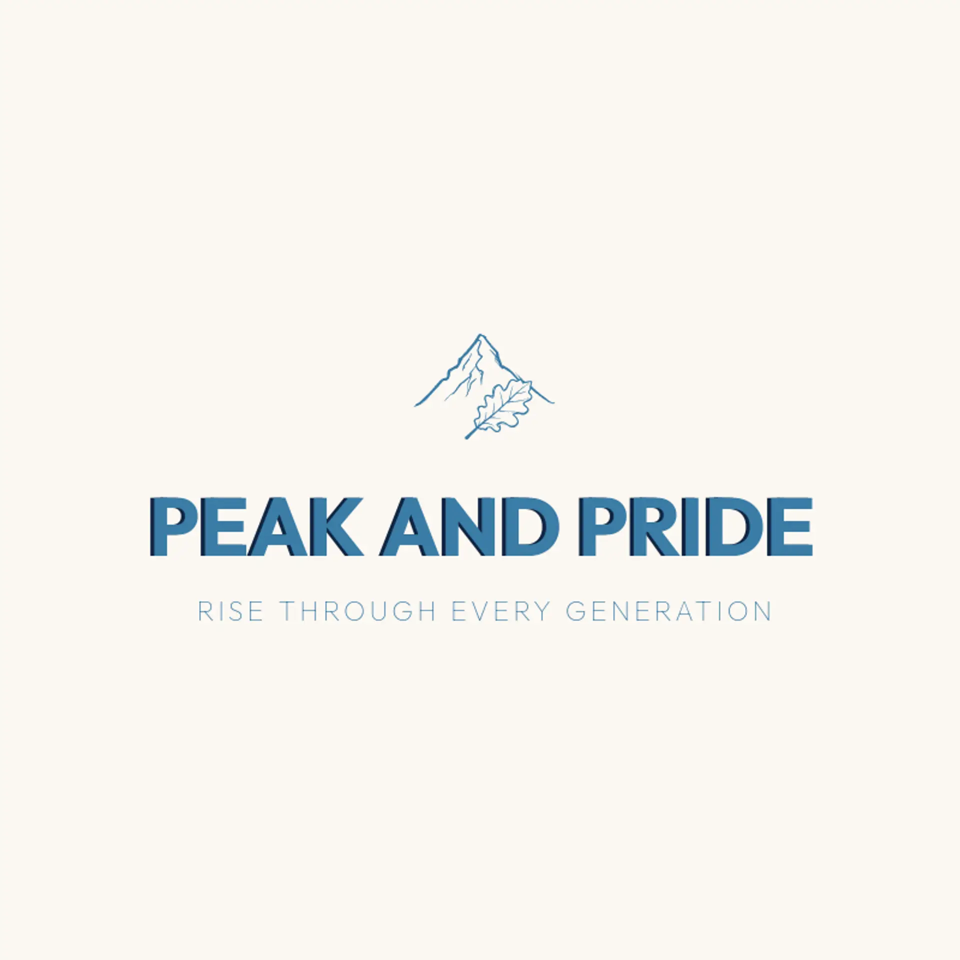 Peak And Pride logo for family crest