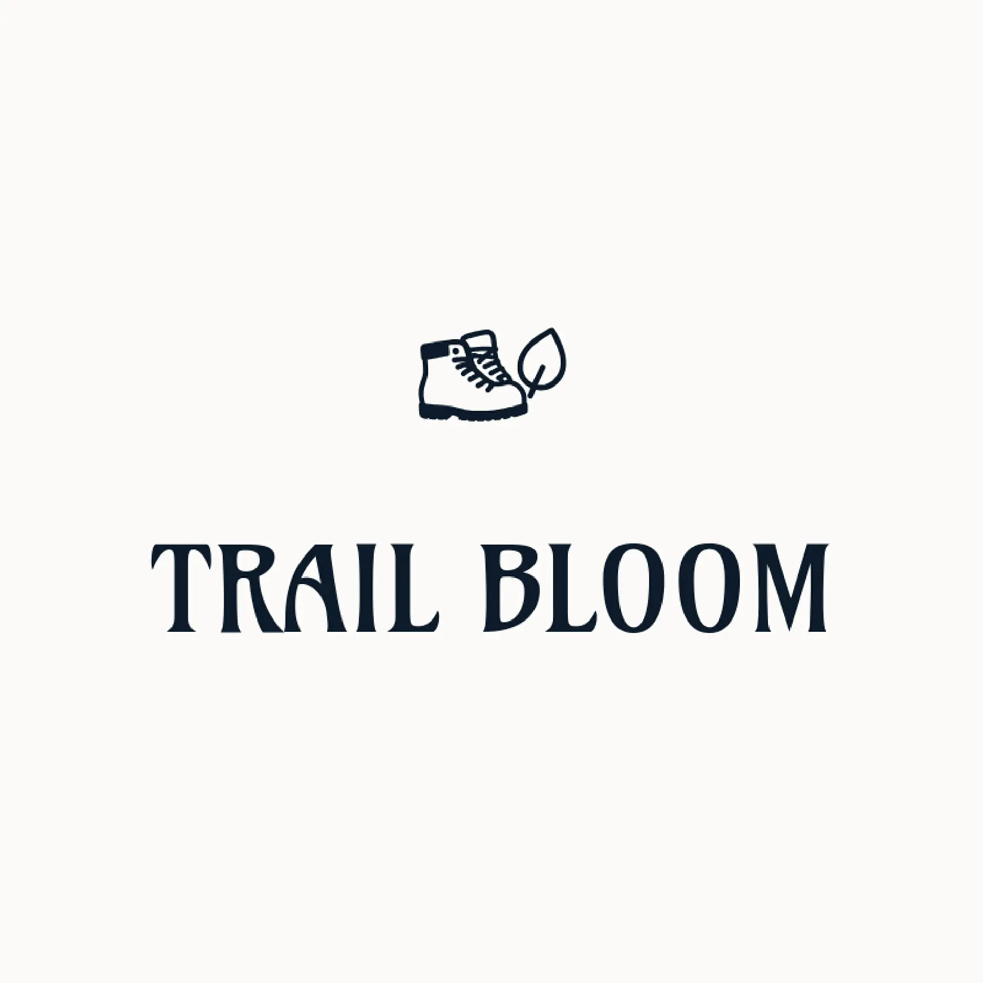 Trail Bloom logo for shoes