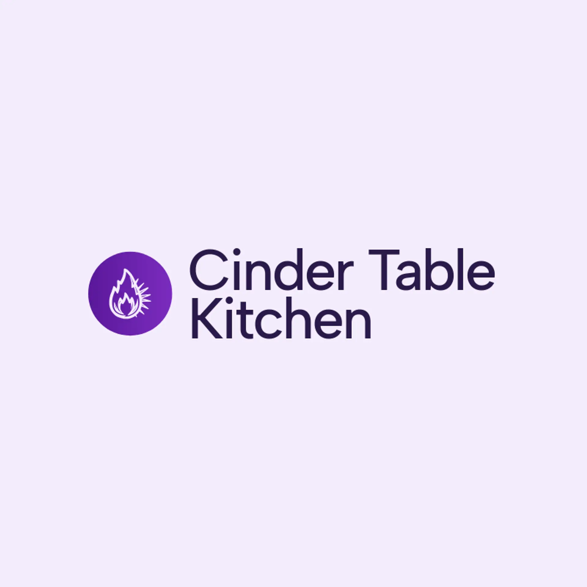 Cinder Table Kitchen logo for kitchen