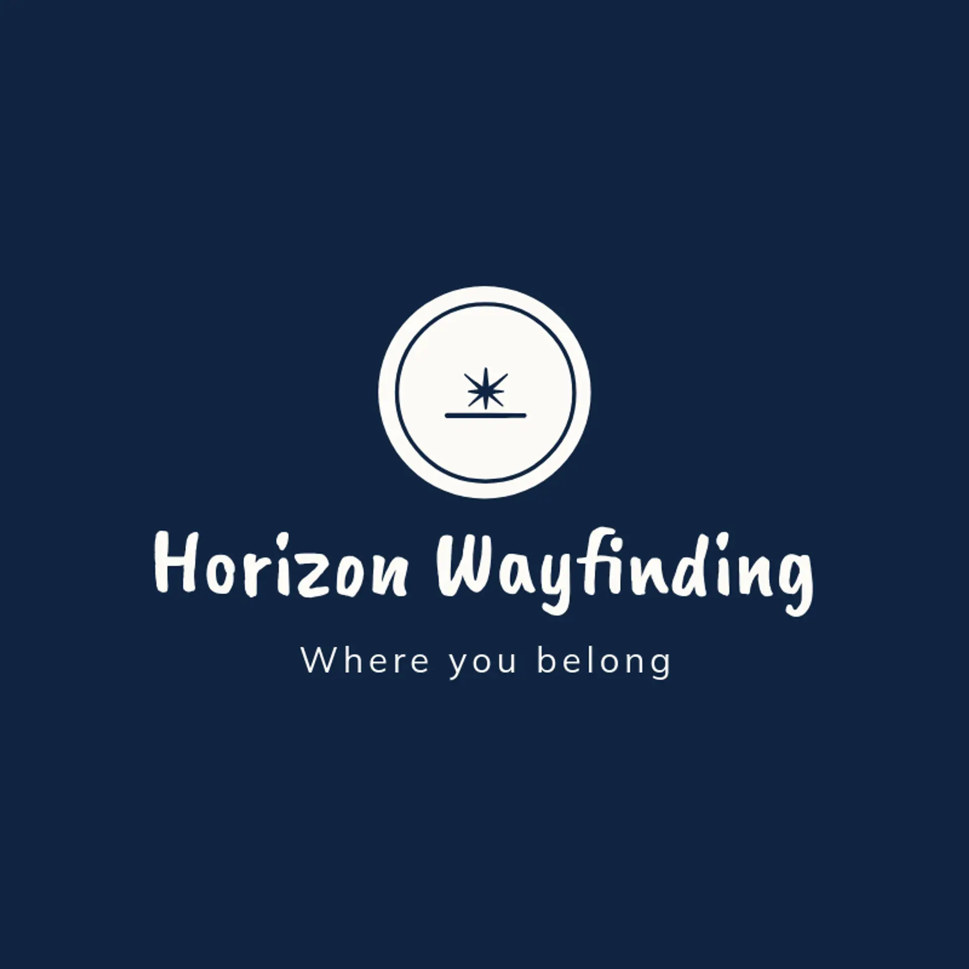 Horizon Wayfinding logo for compass
