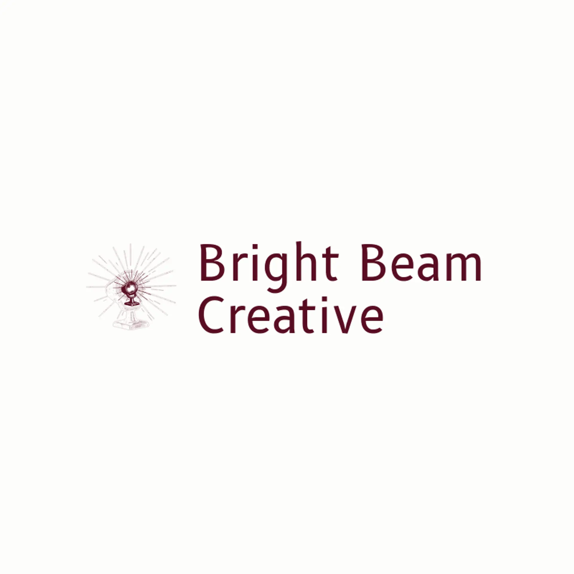 Bright Beam Creative logo for studio