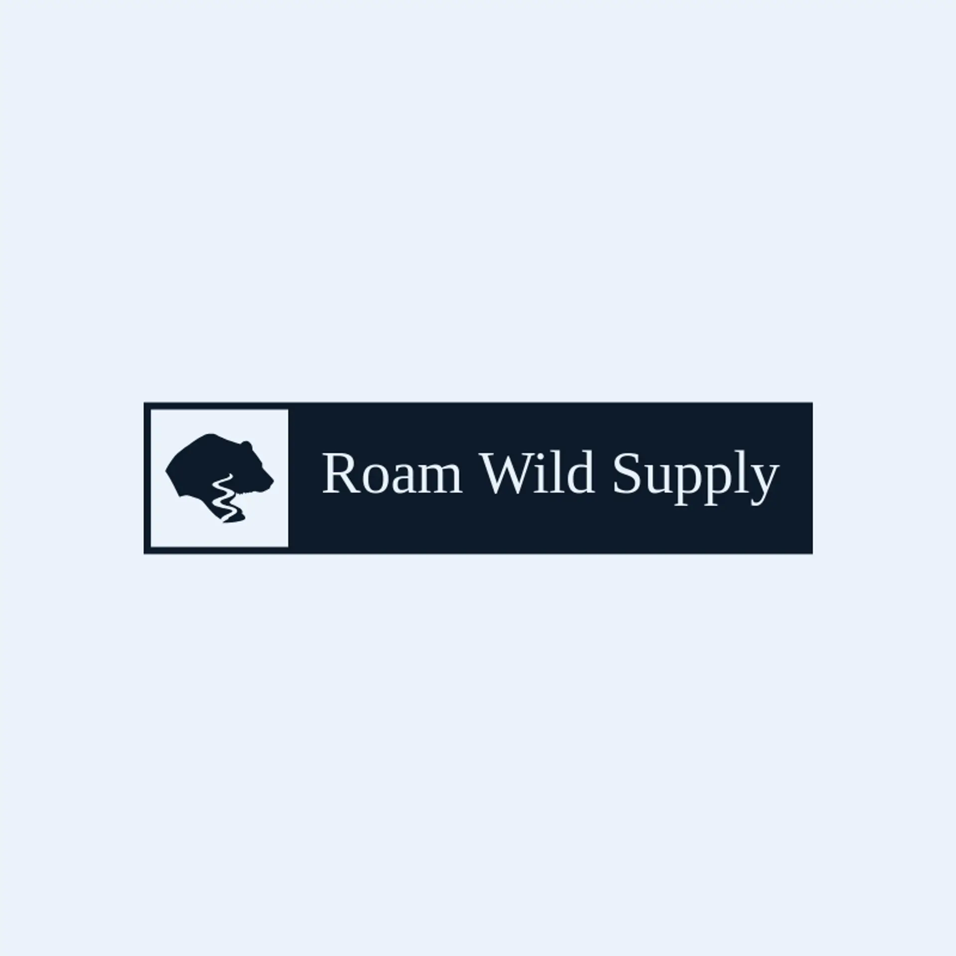 Roam Wild Supply logo for grizzly bear