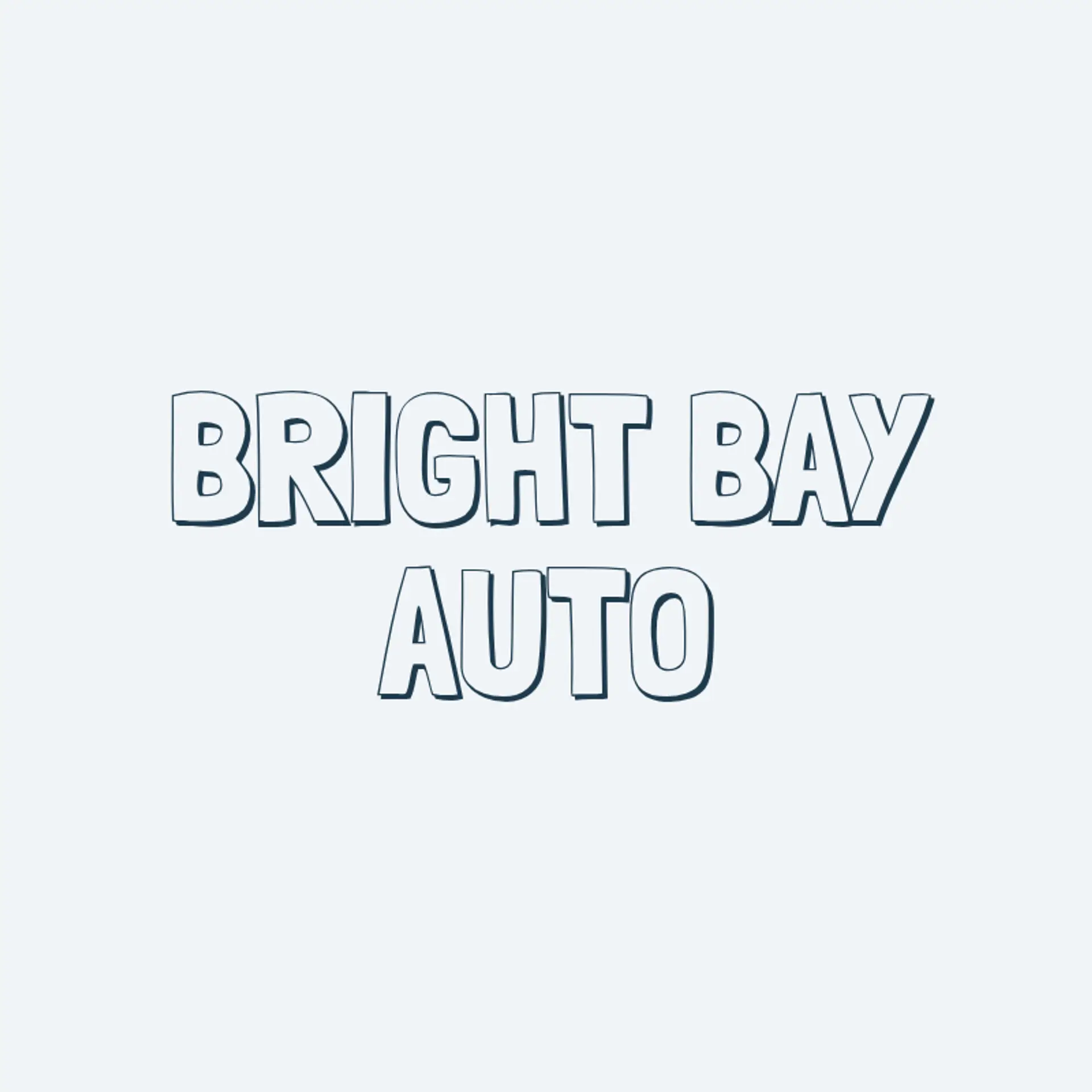 Bright Bay Auto logo for auto spa