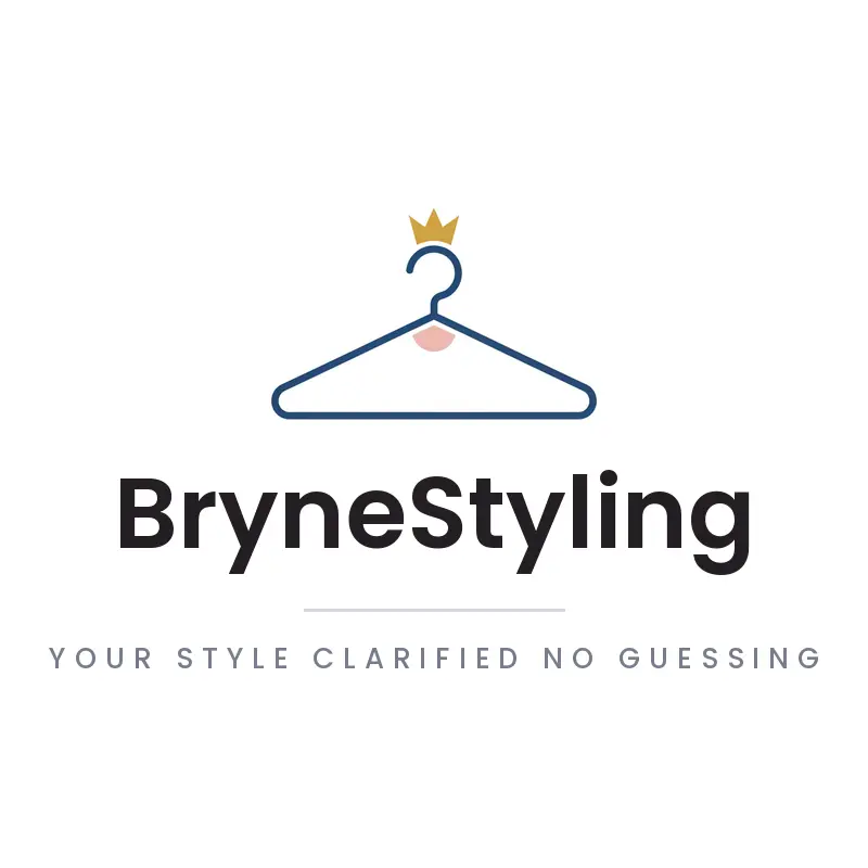 Crowned hanger stylist logo in a minimal style