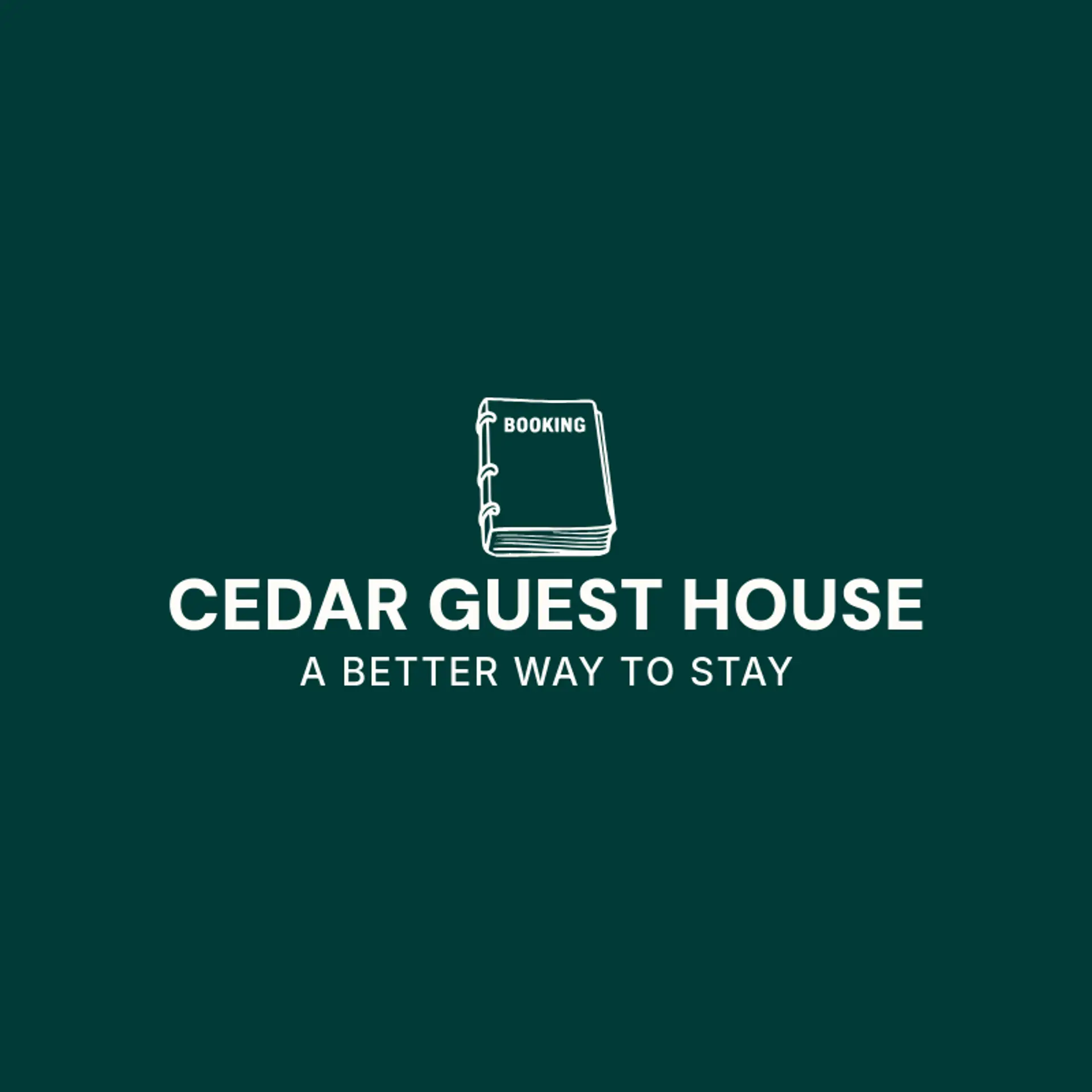 Cedar Guest House logo for booking