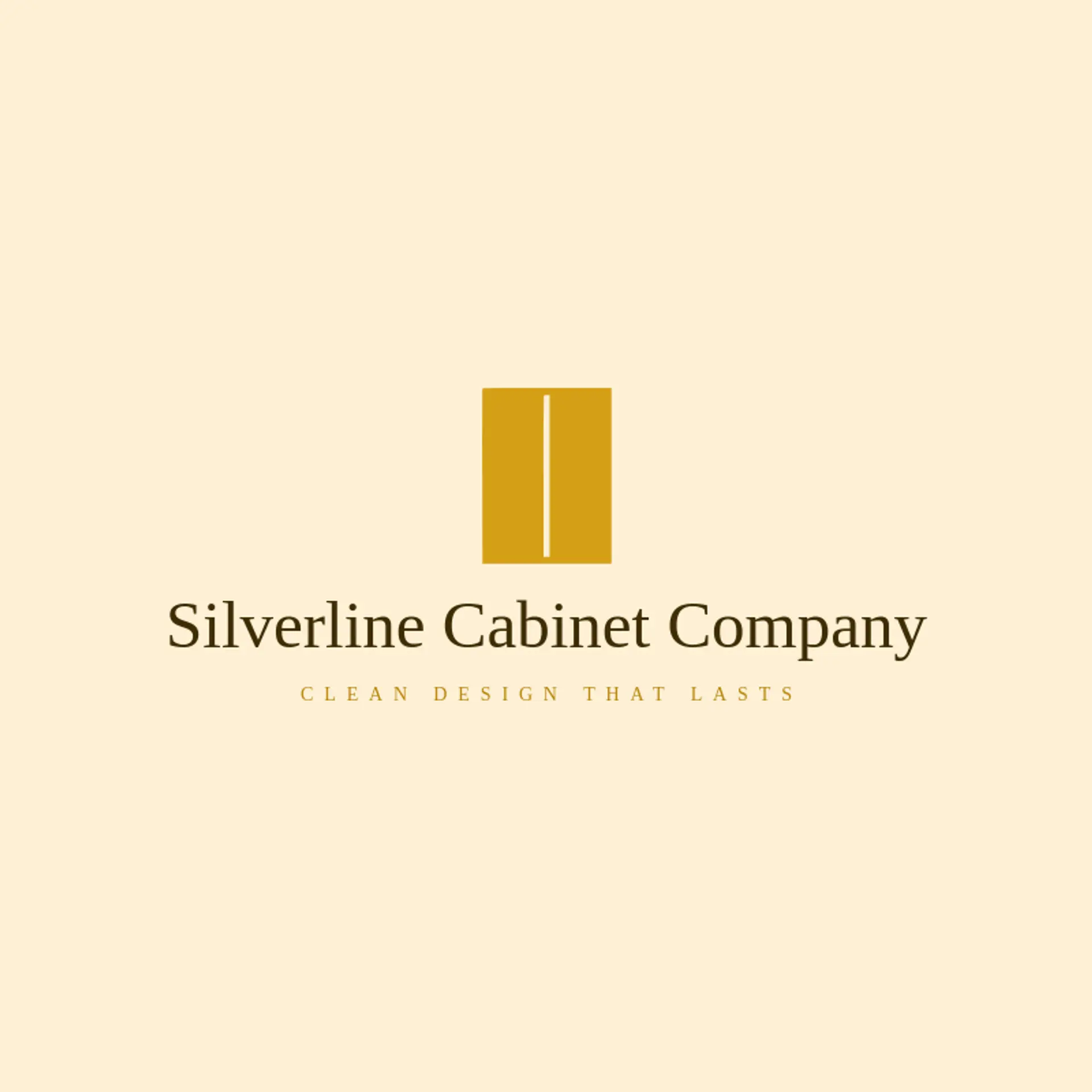 Silverline Cabinet Company logo for cabinet
