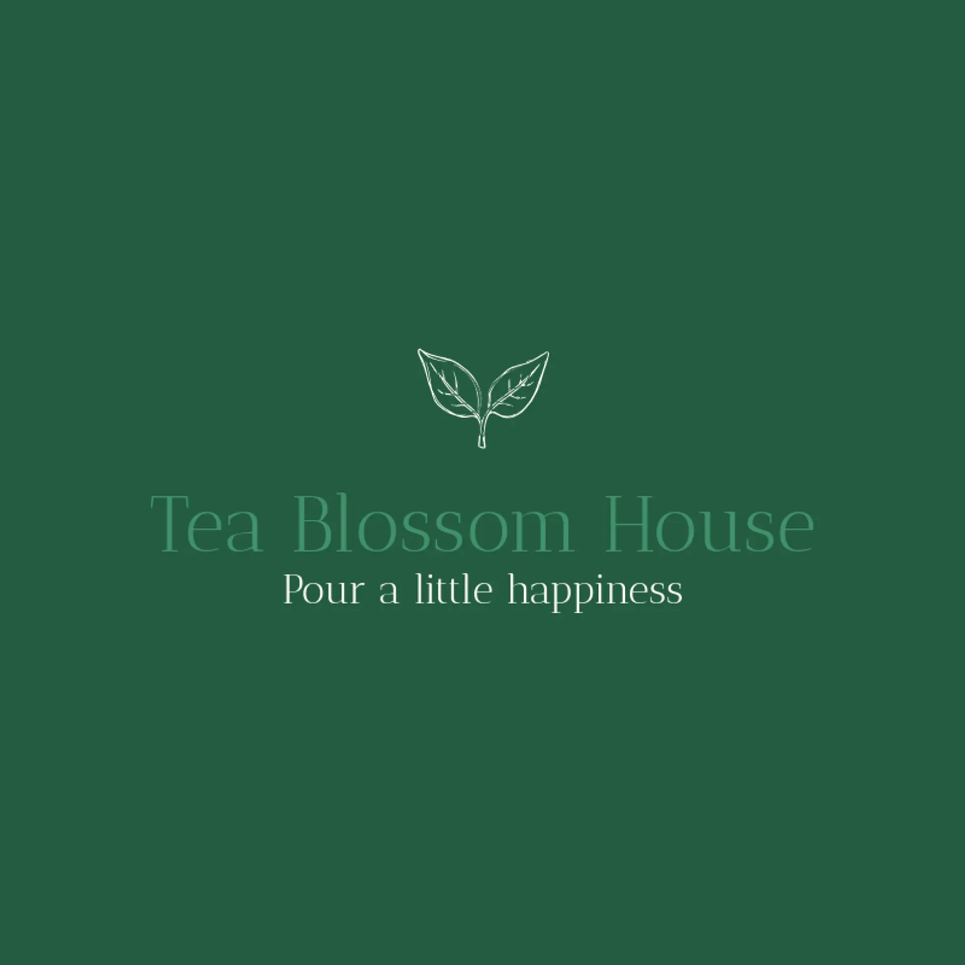 Tea Blossom House logo for chinese