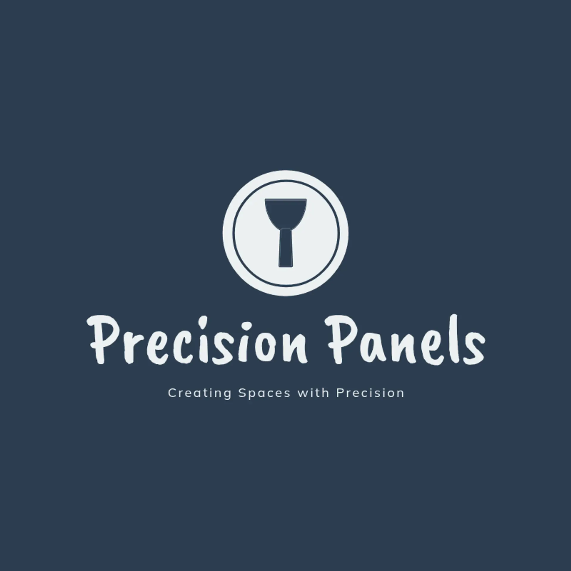 Precision Panels logo for construction dry wall