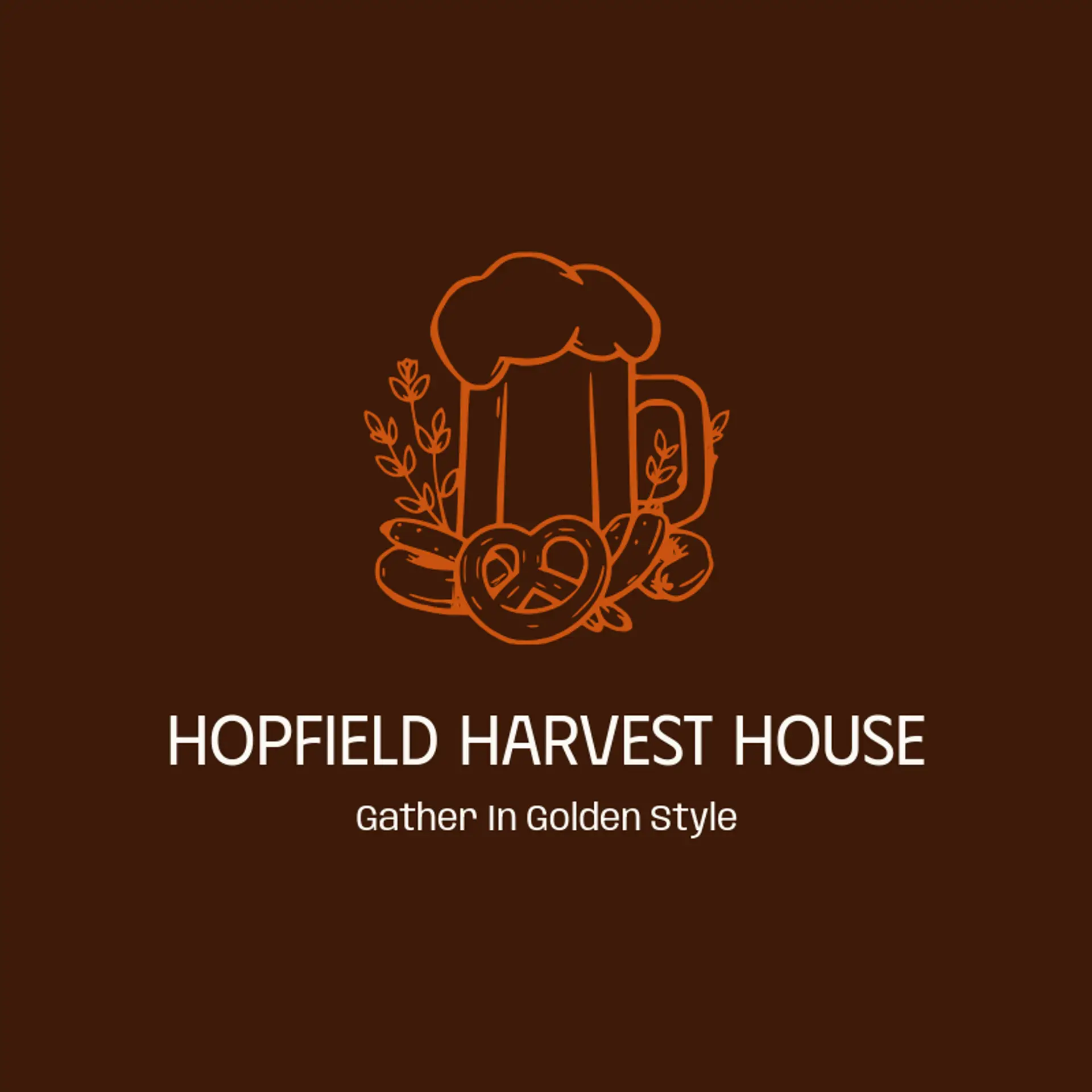 Hopfield Harvest House logo for oktoberfest