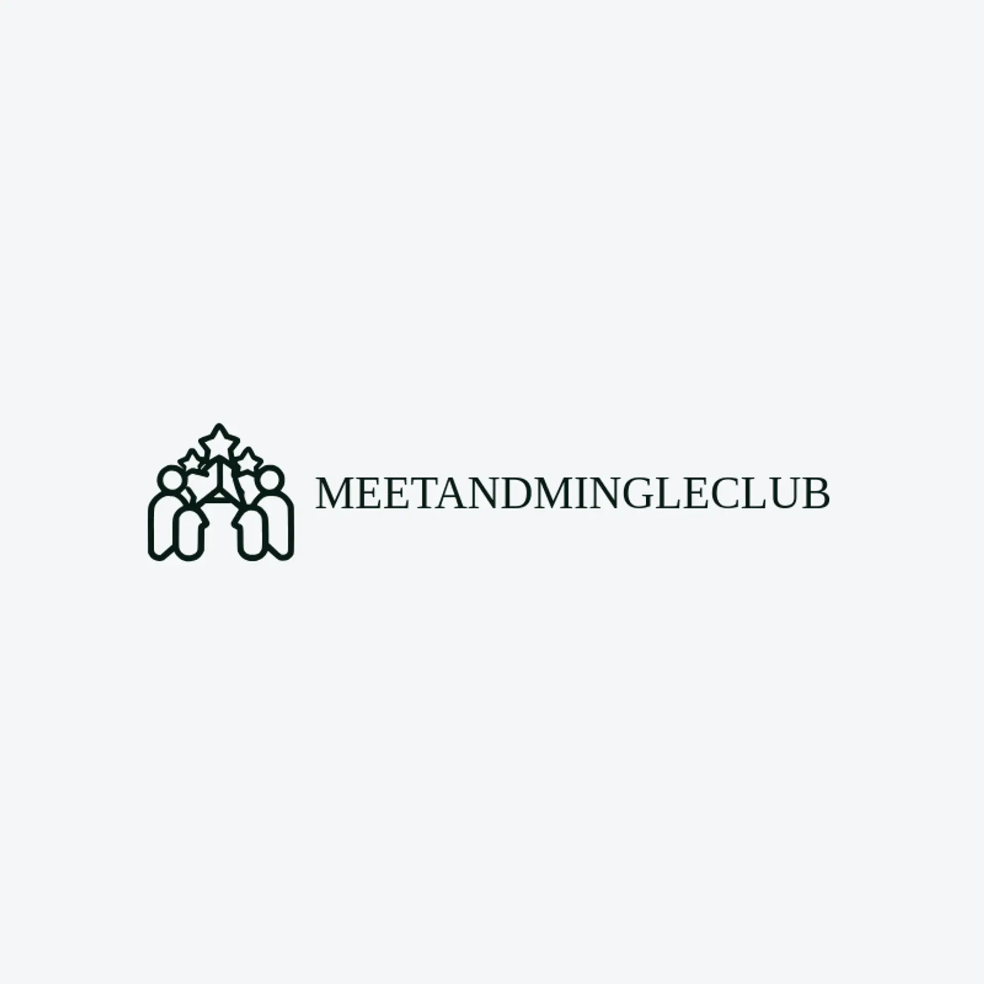 Meet and Mingle Club logo for social club