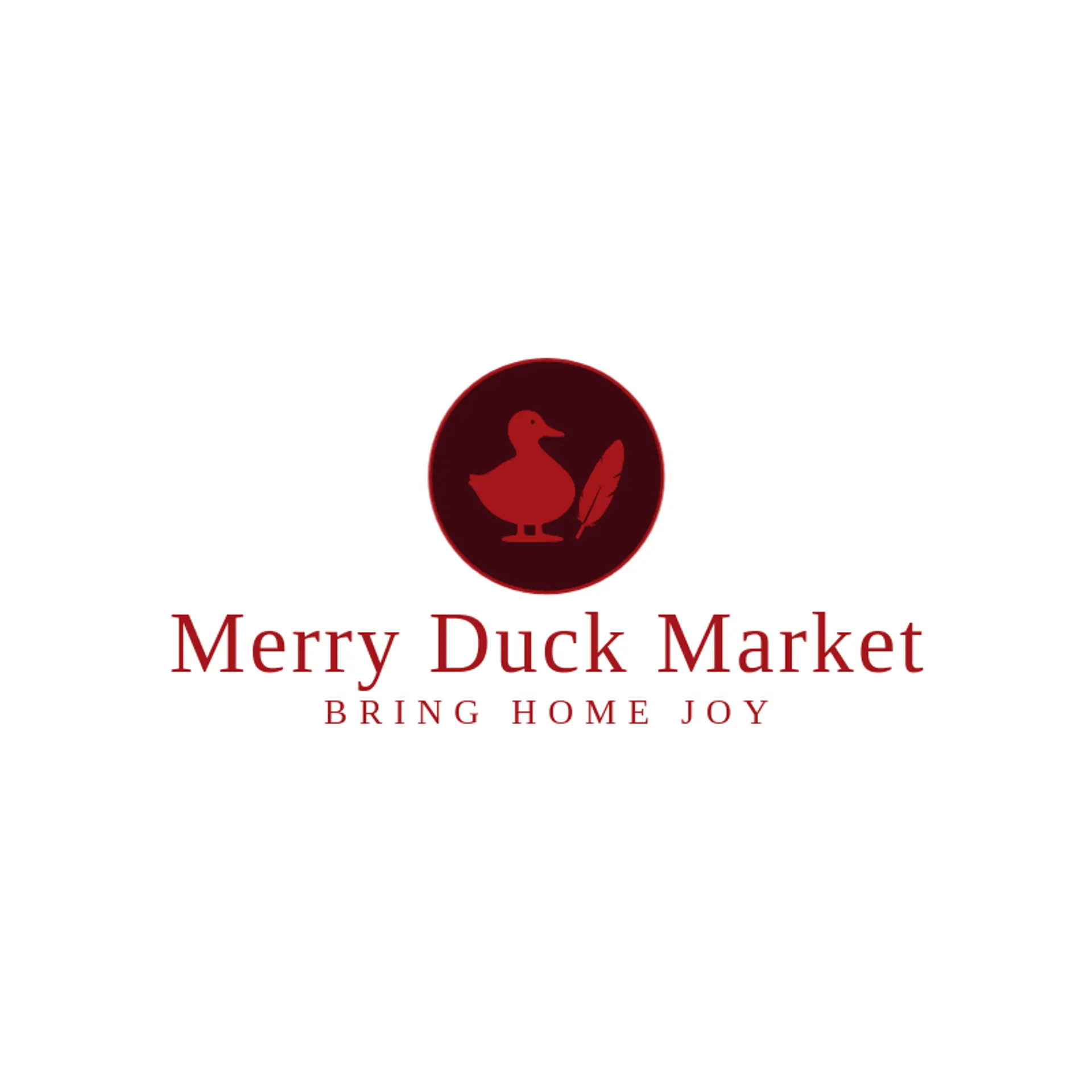 Merry Duck Market logo for duck