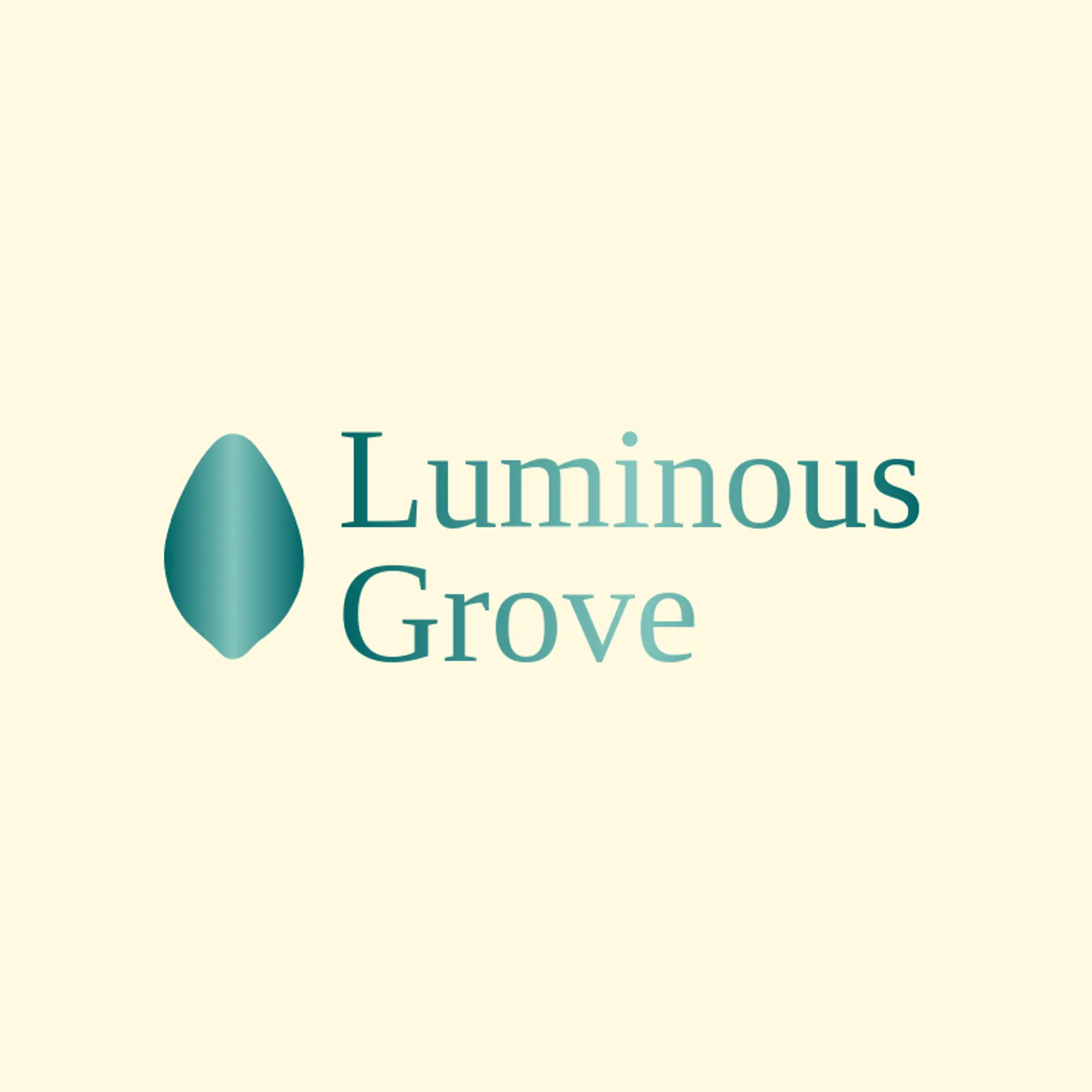 Luminous Grove logo for skin