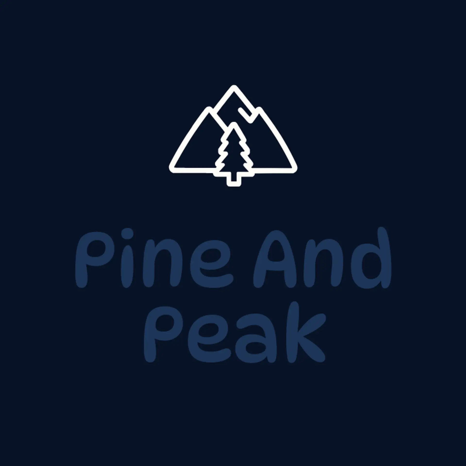 Pine And Peak logo for mountain