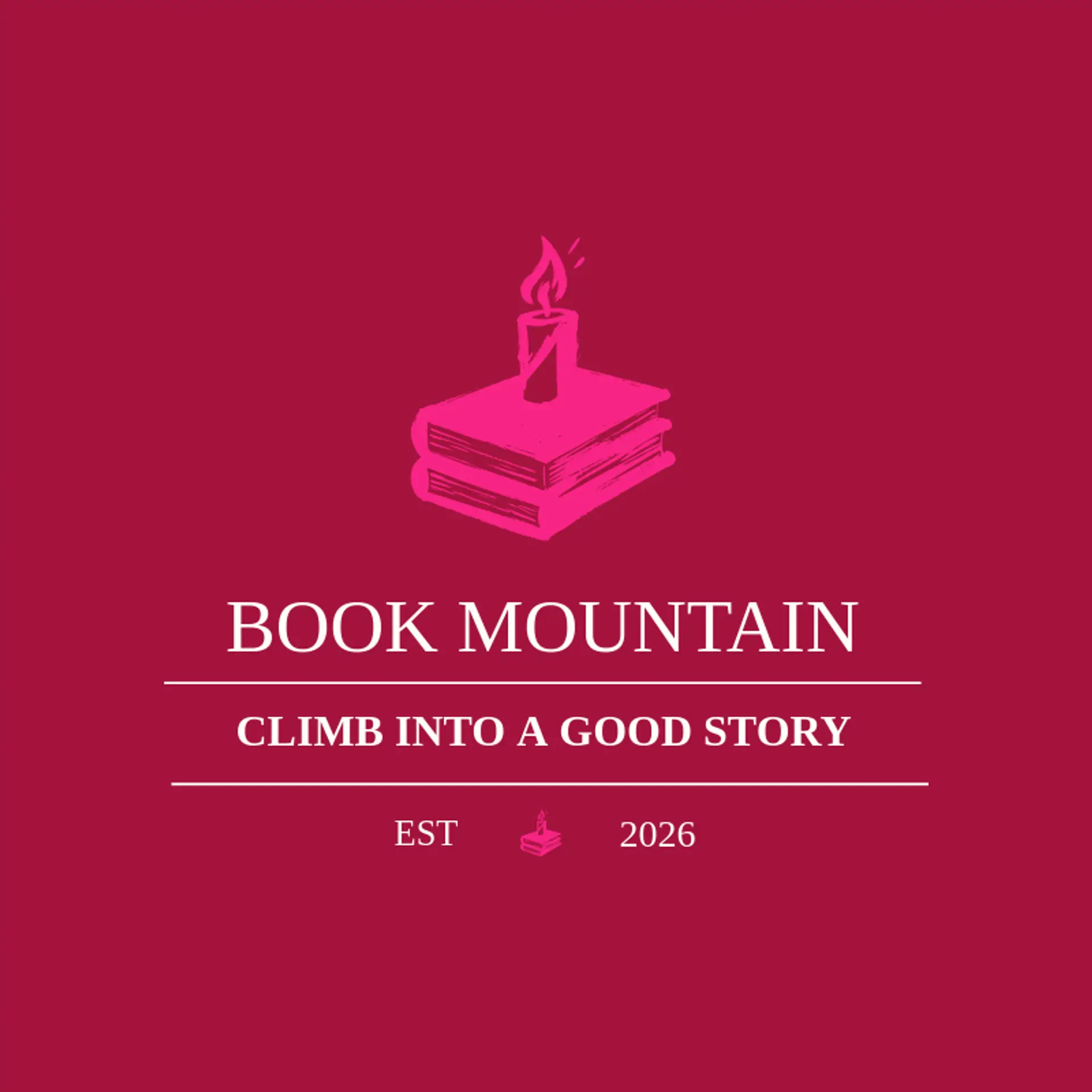 Book Mountain logo for book club