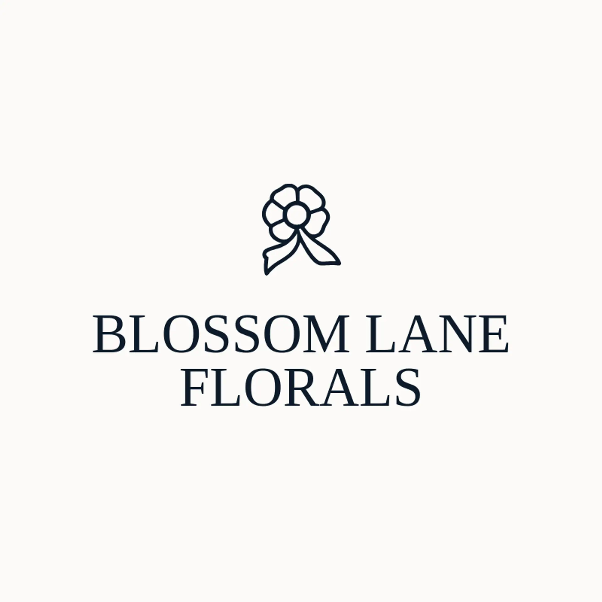 Blossom Lane Florals logo for blossom