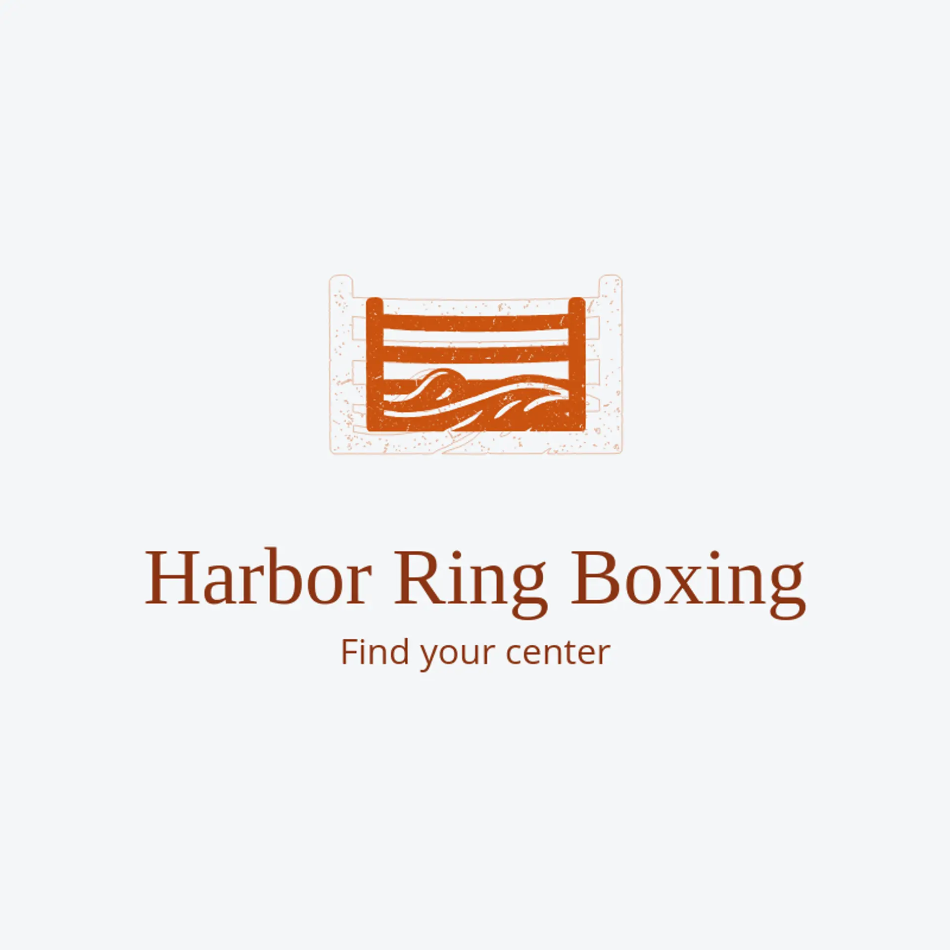 Harbor Ring Boxing logo for boxing