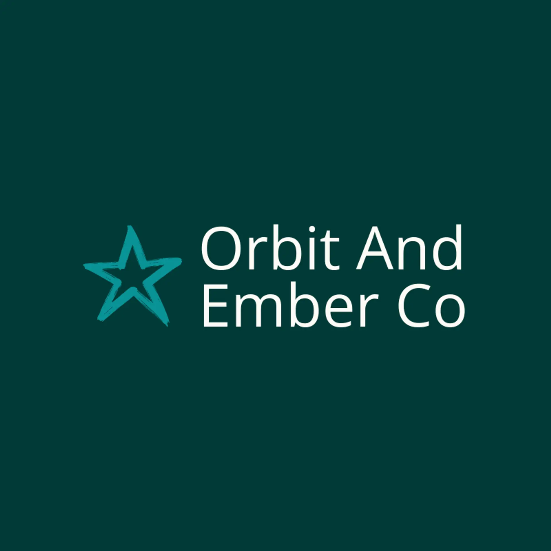 Orbit and Ember Co logo for pentagram