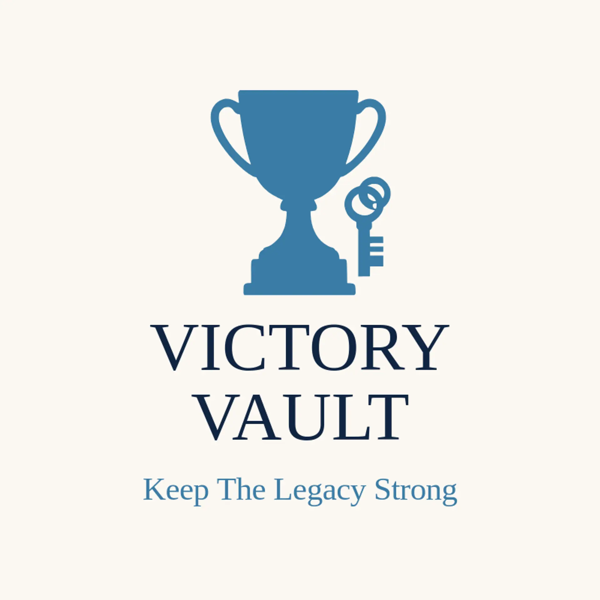 Victory Vault logo for trophy