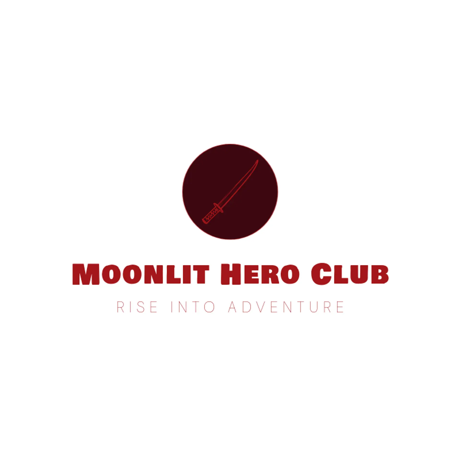 Moonlit Hero Club logo for anime character