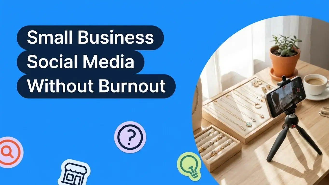 Small Business Social Media Without Burnout