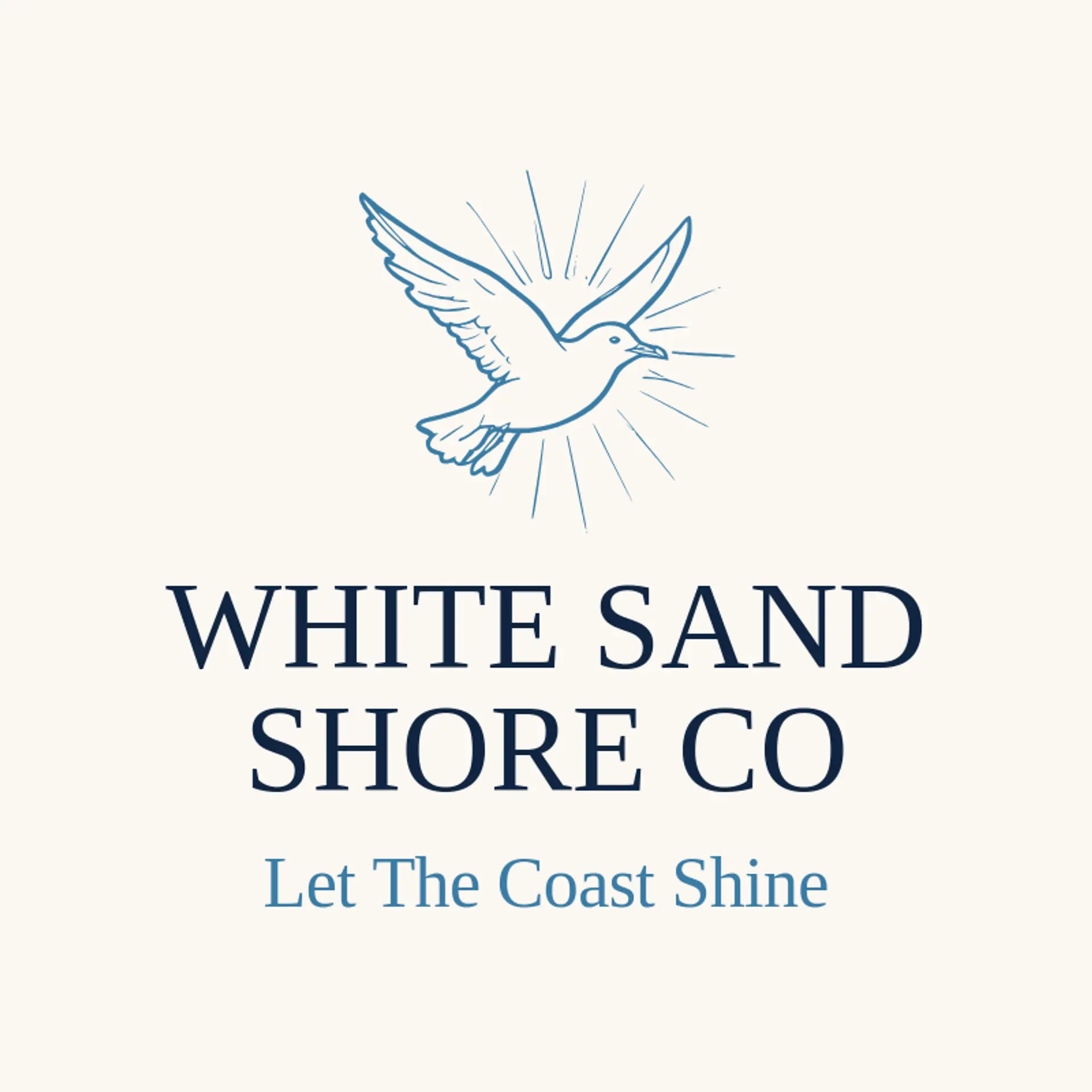 White Sand Shore Co logo for seagull