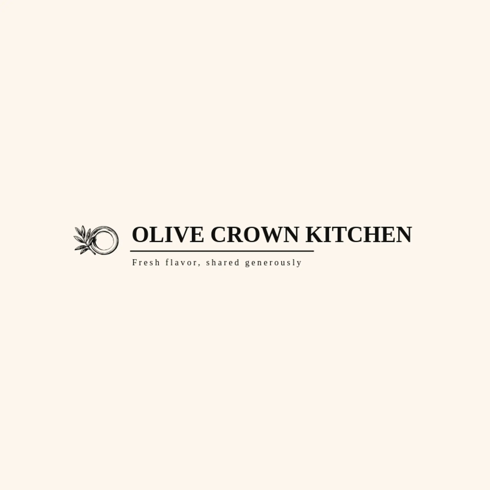 Olive Crown Kitchen logo for rome