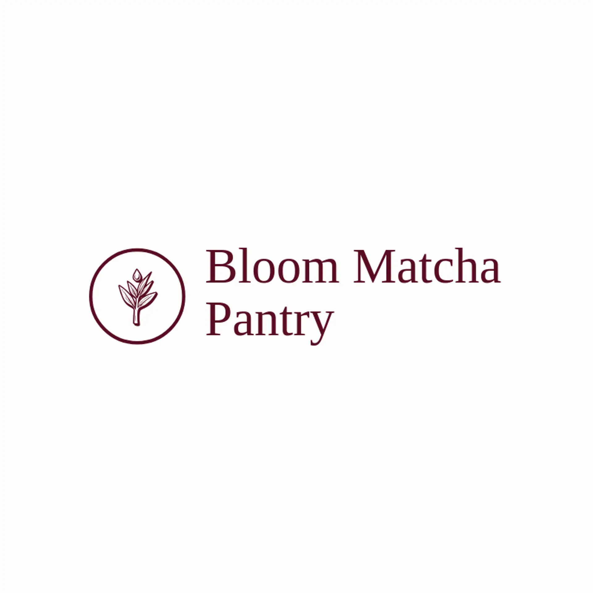 Bloom Matcha Pantry logo for matcha