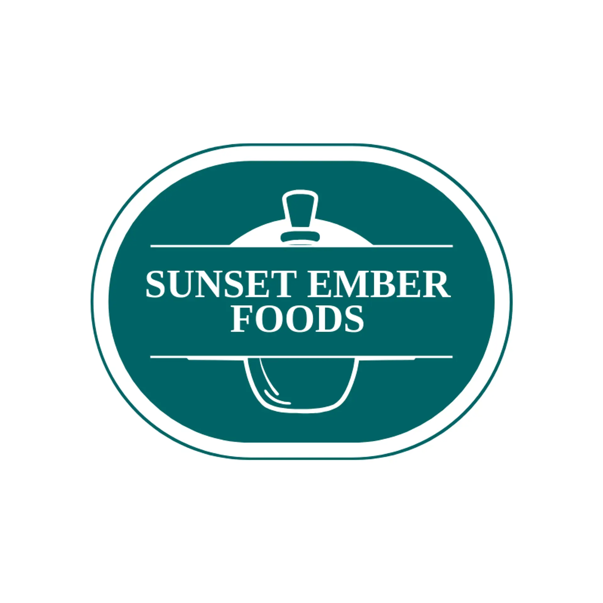 Sunset Ember Foods logo for hot sauce