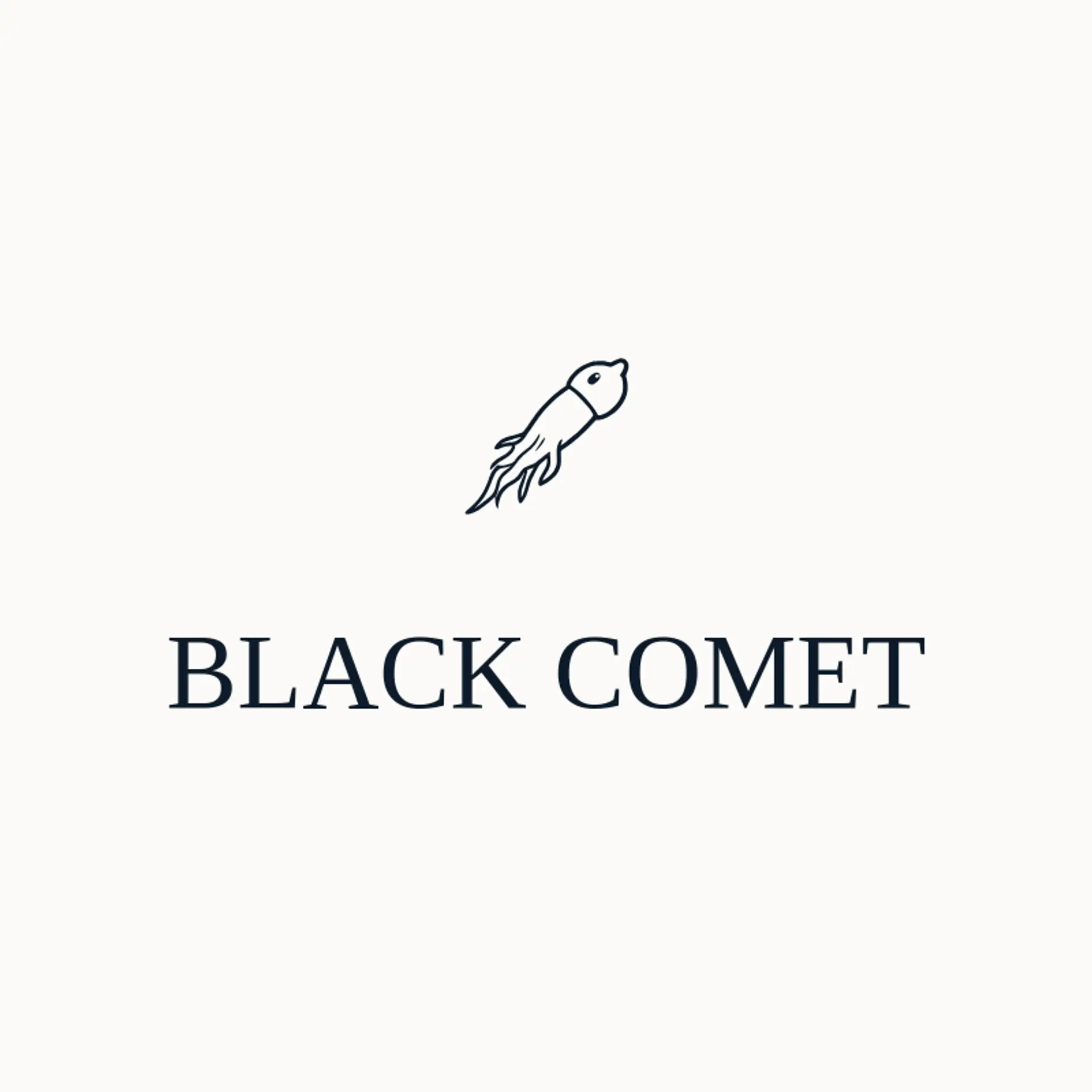 Black Comet logo for evil