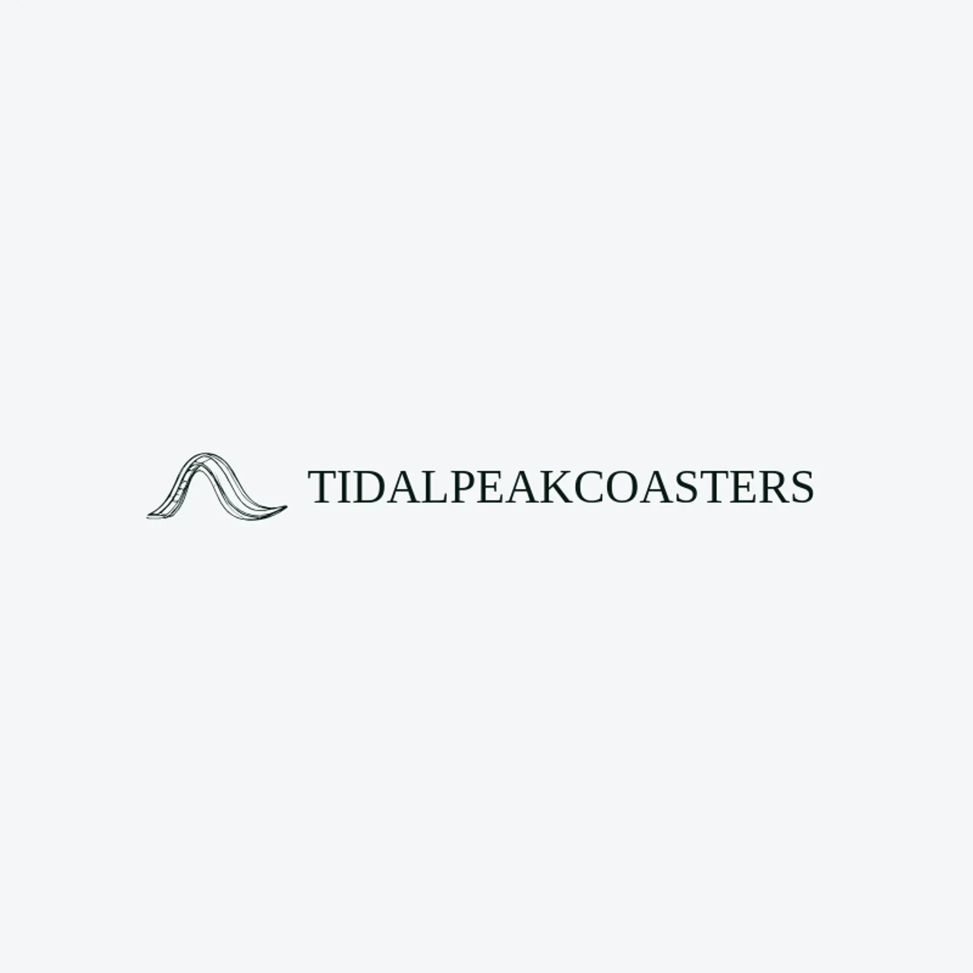 Tidal Peak Coasters logo for roller coaster