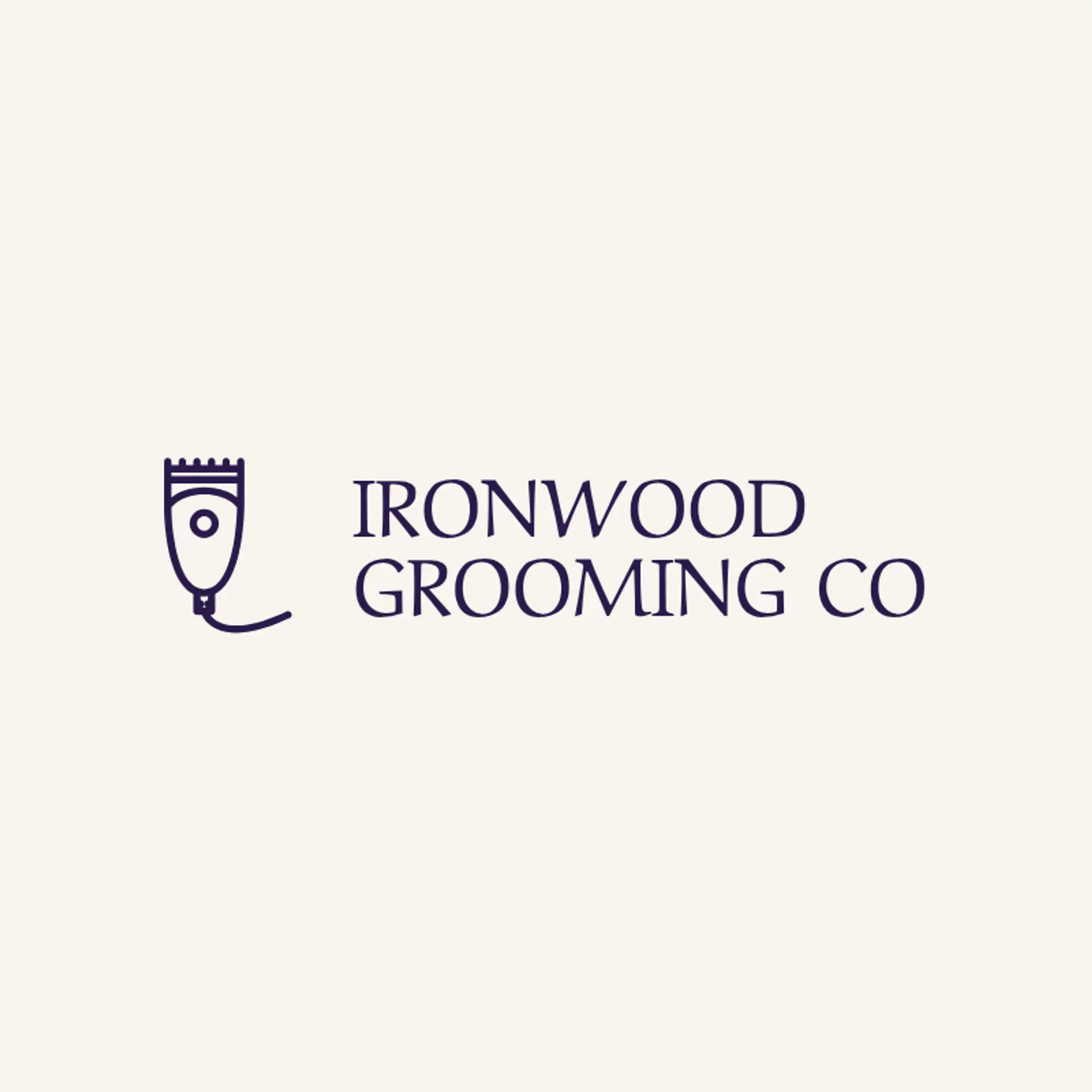 Ironwood Grooming Co logo for razor