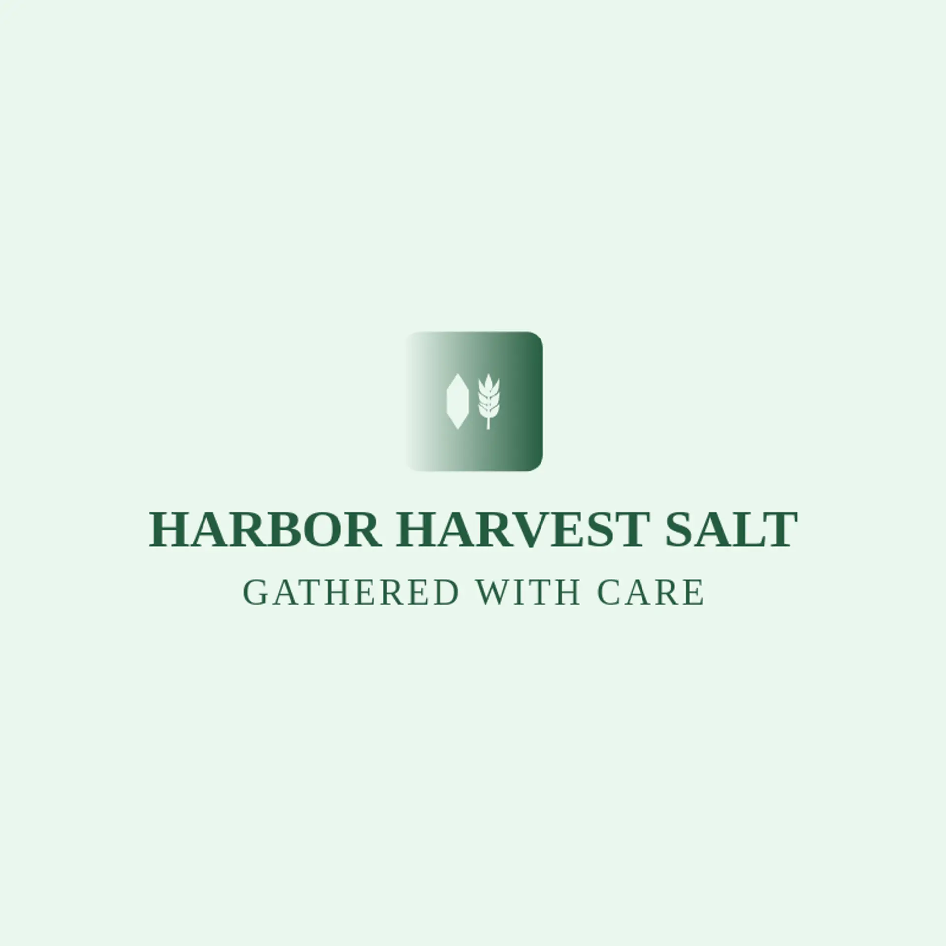 Harbor Harvest Salt logo for salt