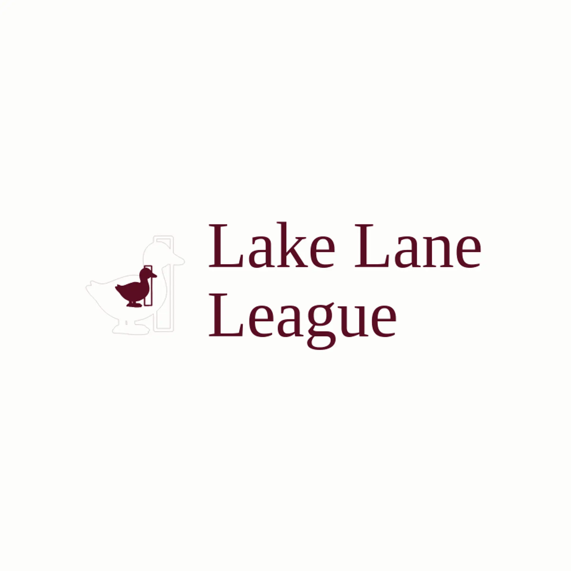 Lake Lane League logo for duck