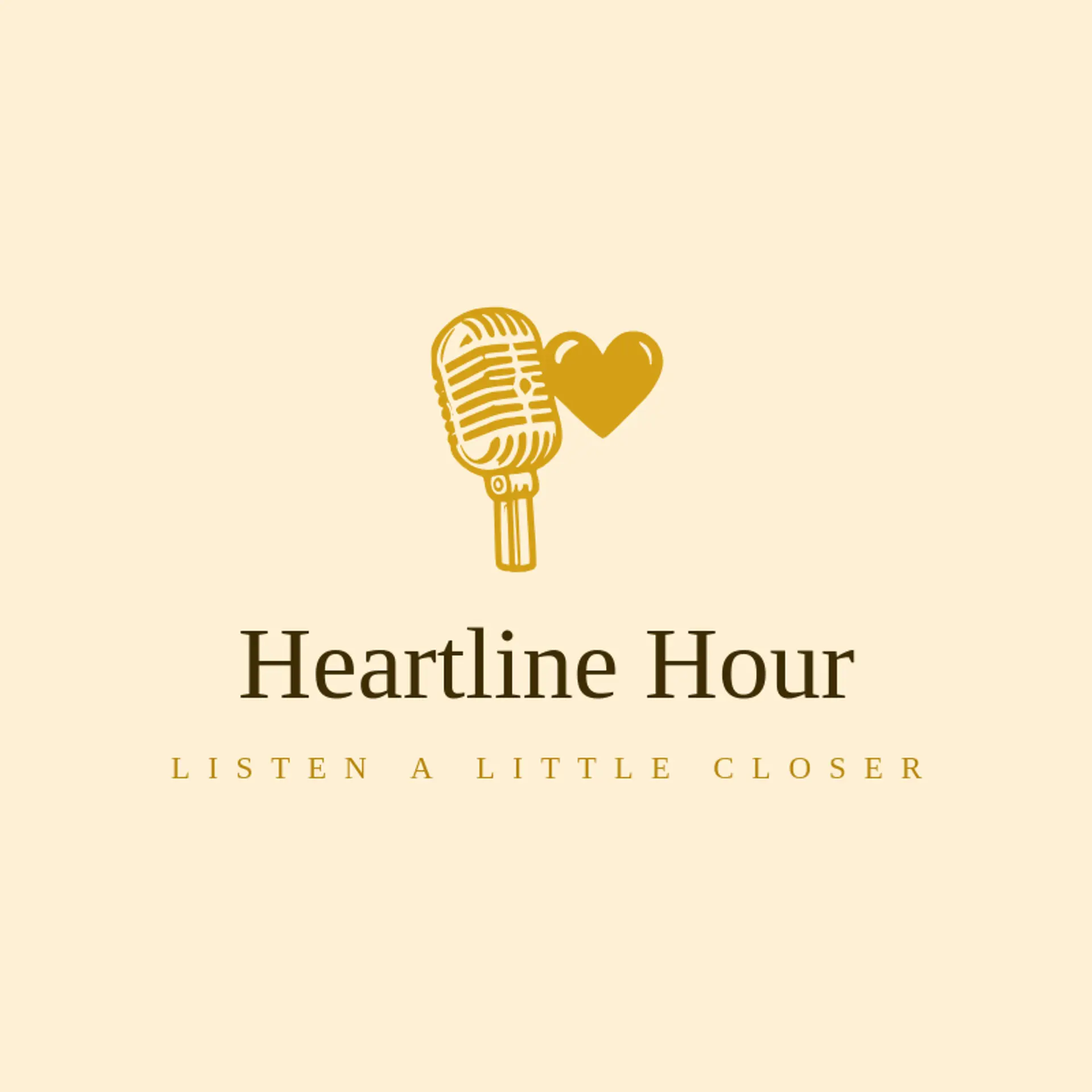 Heartline Hour logo for talk show
