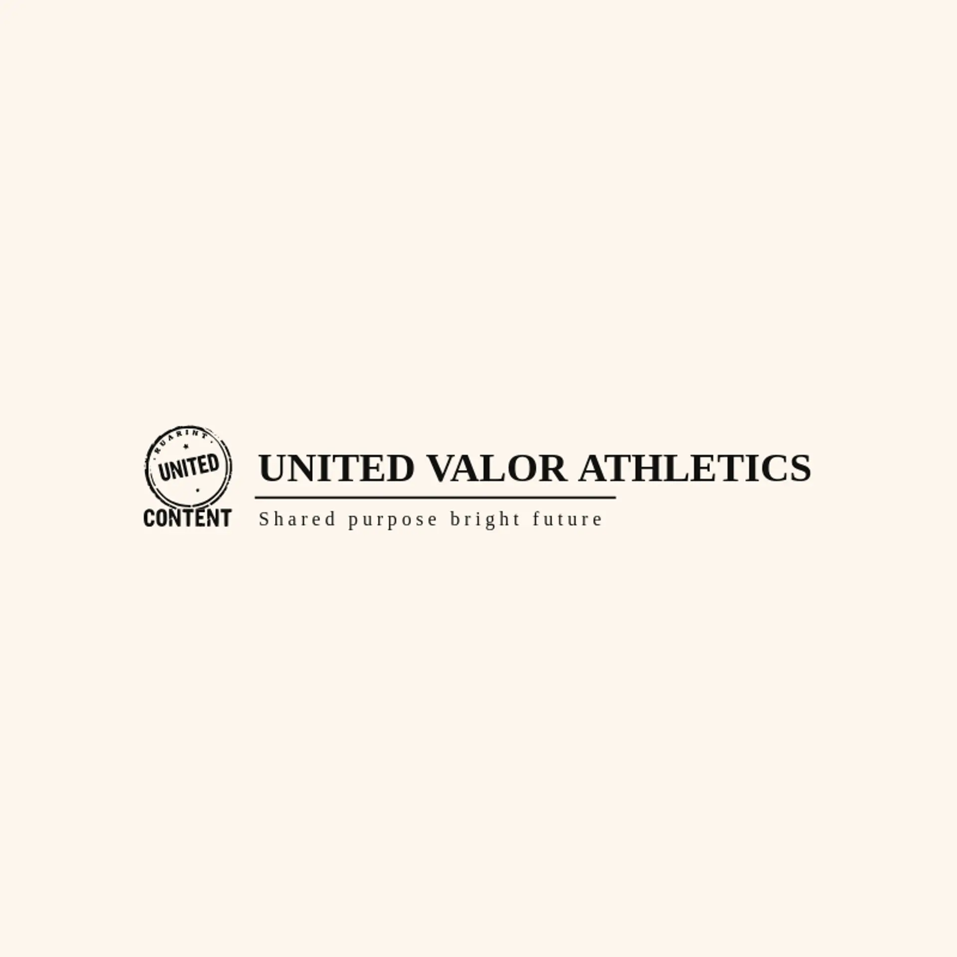 United Valor Athletics logo for united