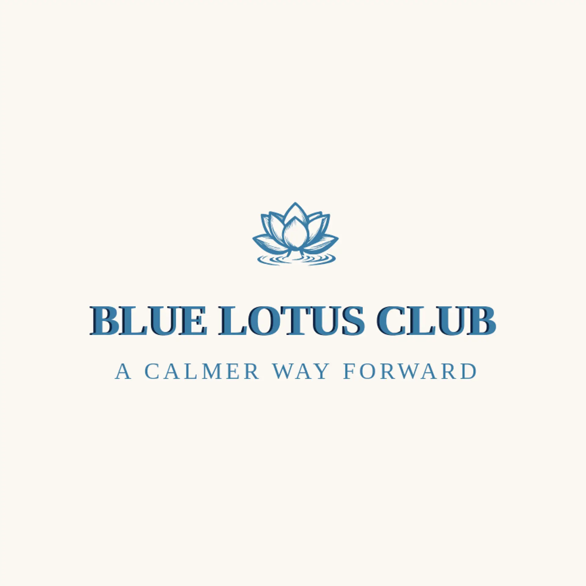 Blue Lotus Club logo for massage