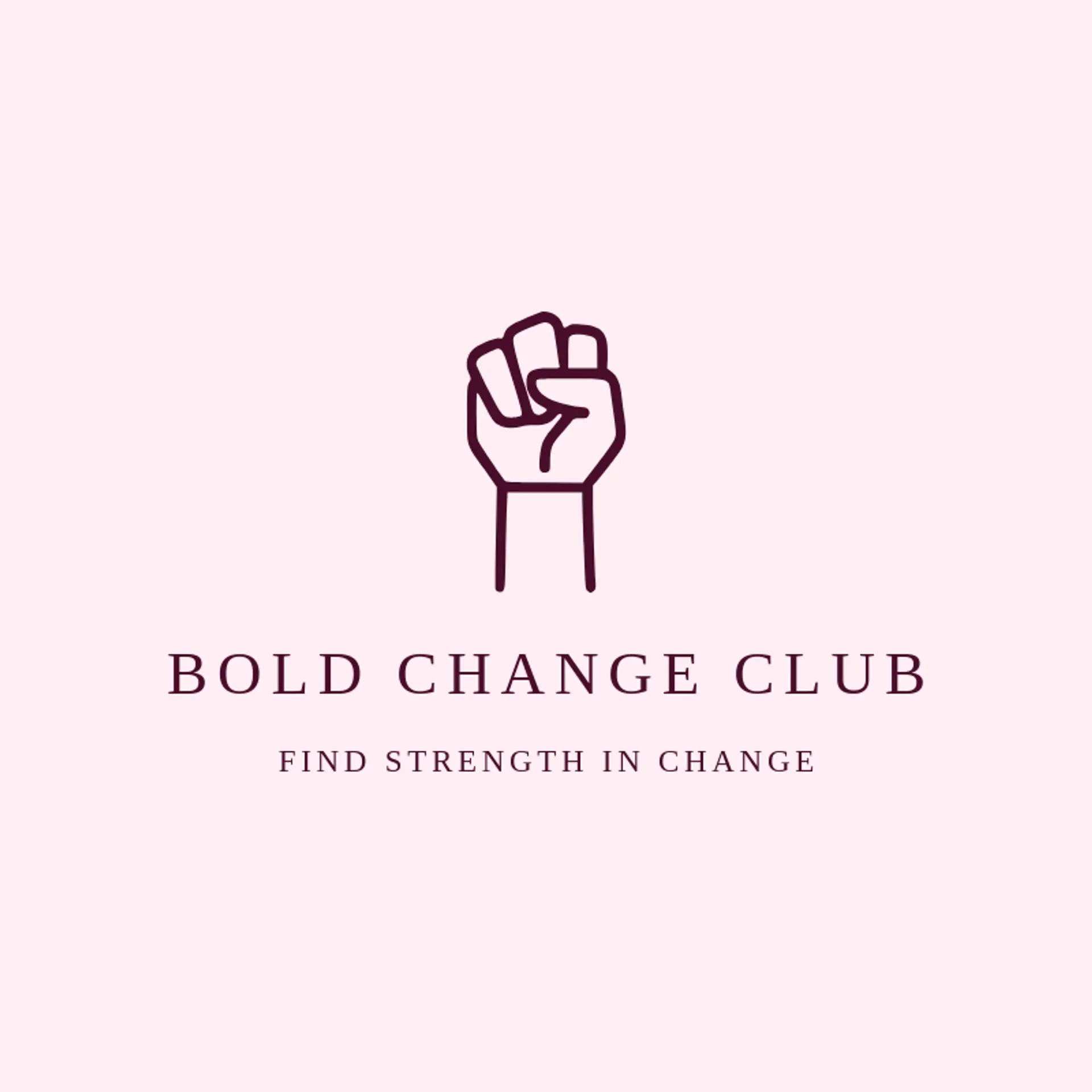 Bold Change Club logo for revolution