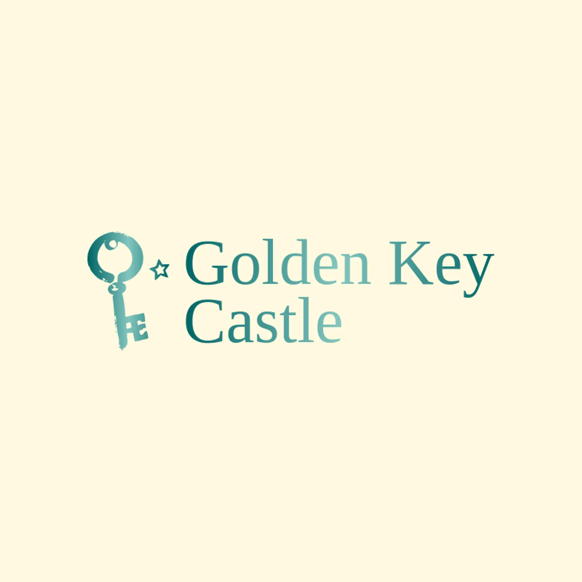 Golden Key Castle logo for castle