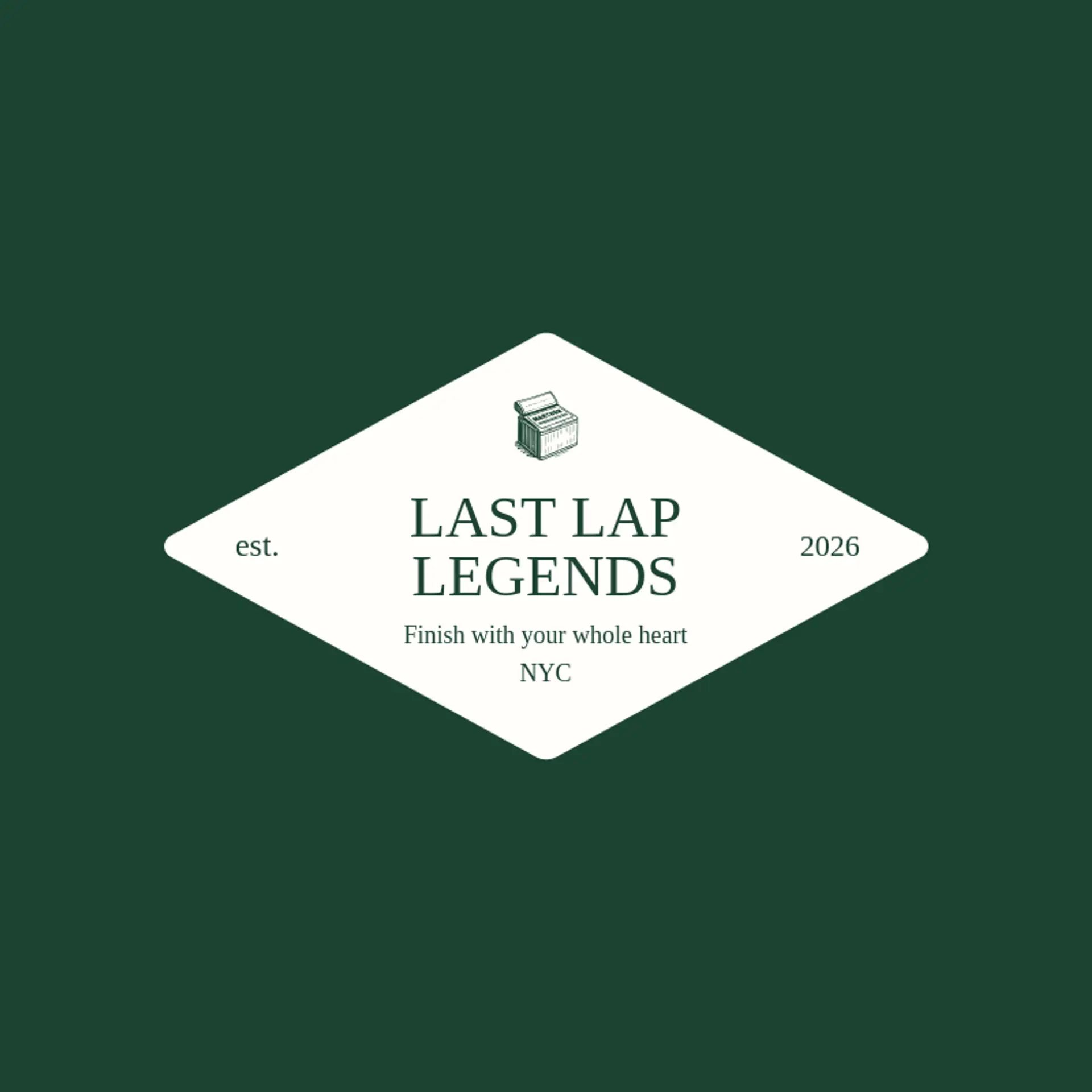 Last Lap Legends logo for marathon