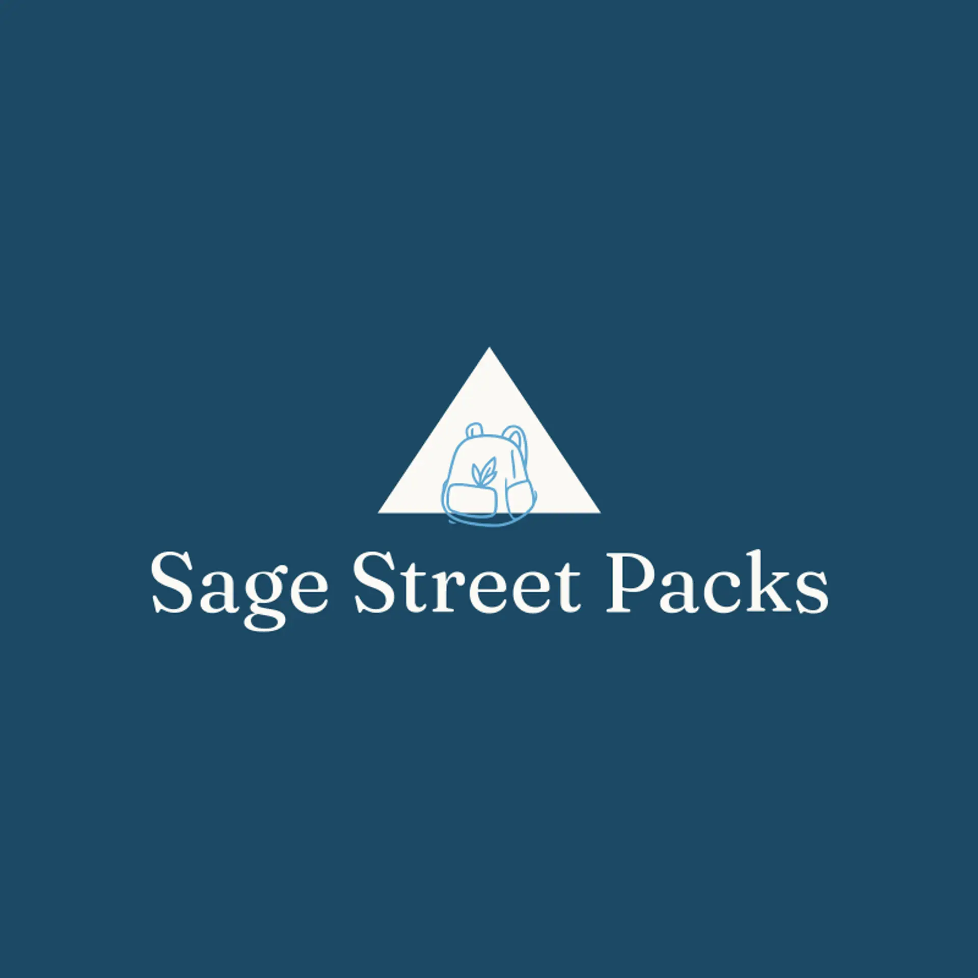Sage Street Packs logo for bag