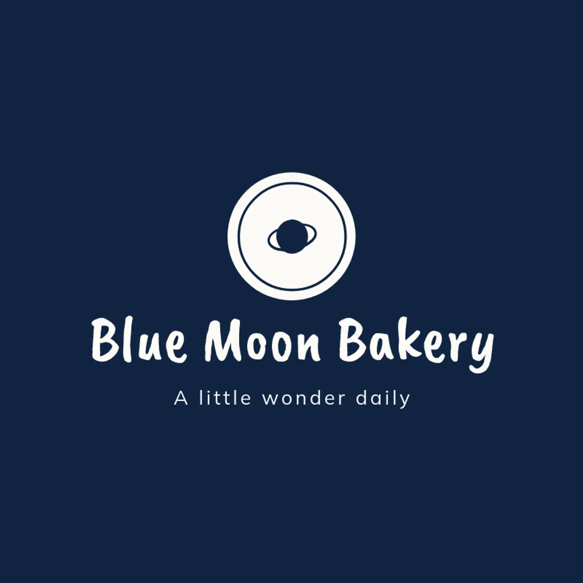 Blue Moon Bakery logo for moon
