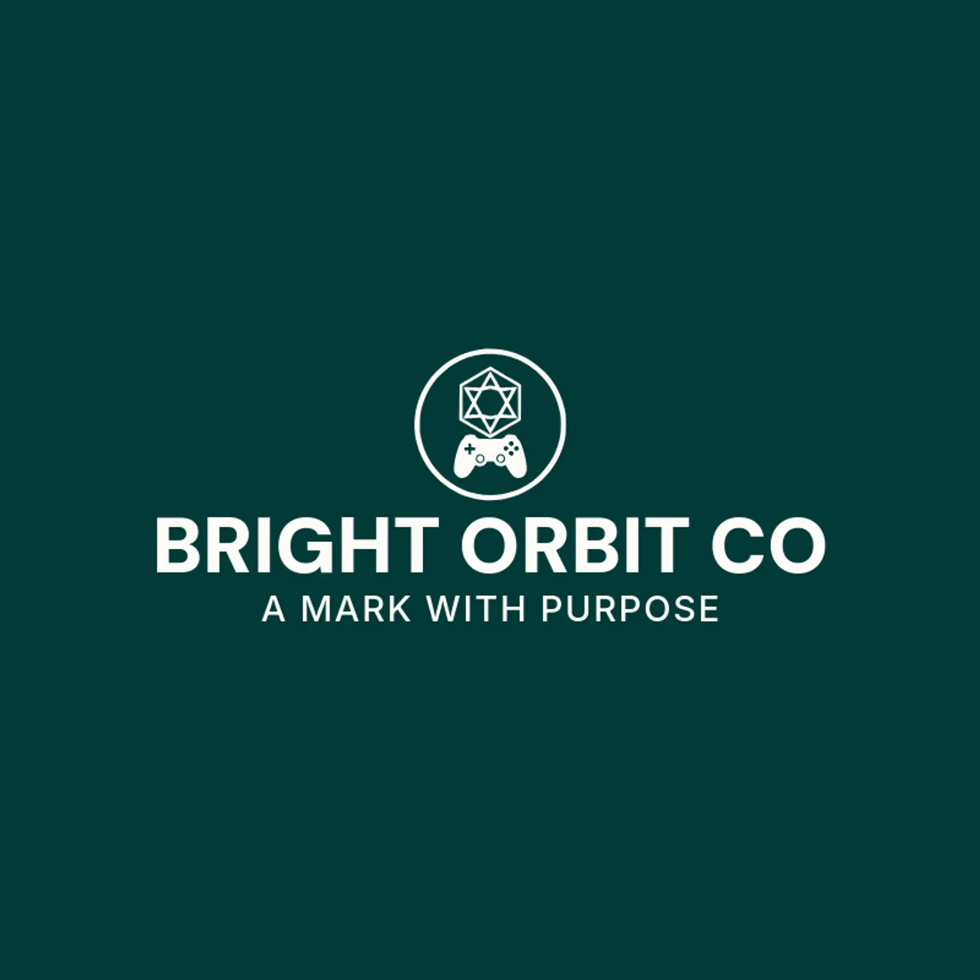 Bright Orbit Co logo for pentagram