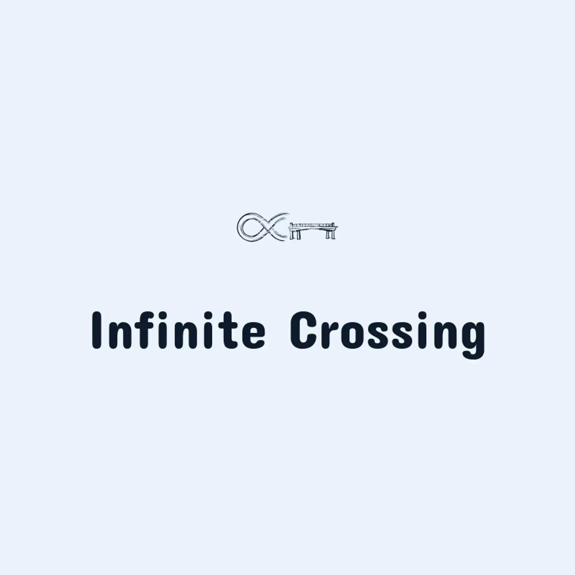 Infinite Crossing logo for infinity