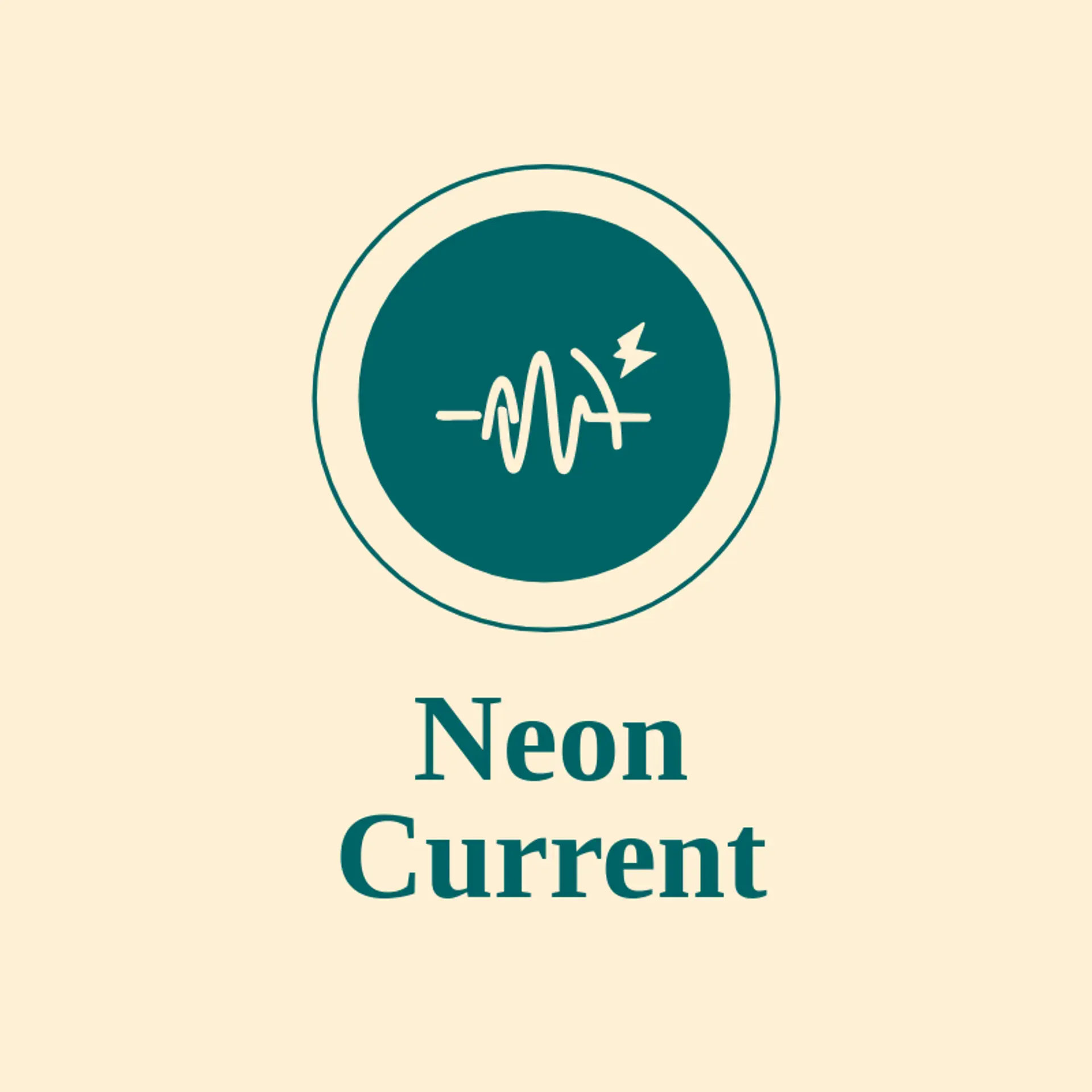 Neon Current logo for static