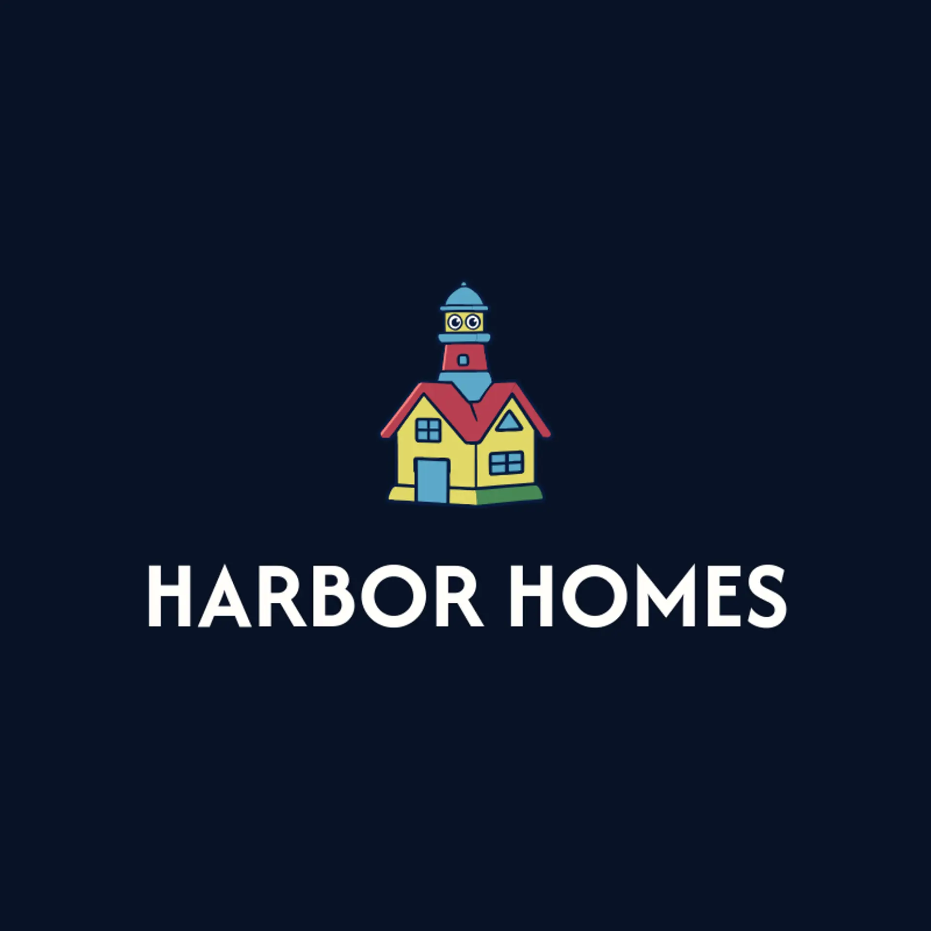 Harbor Homes logo for house