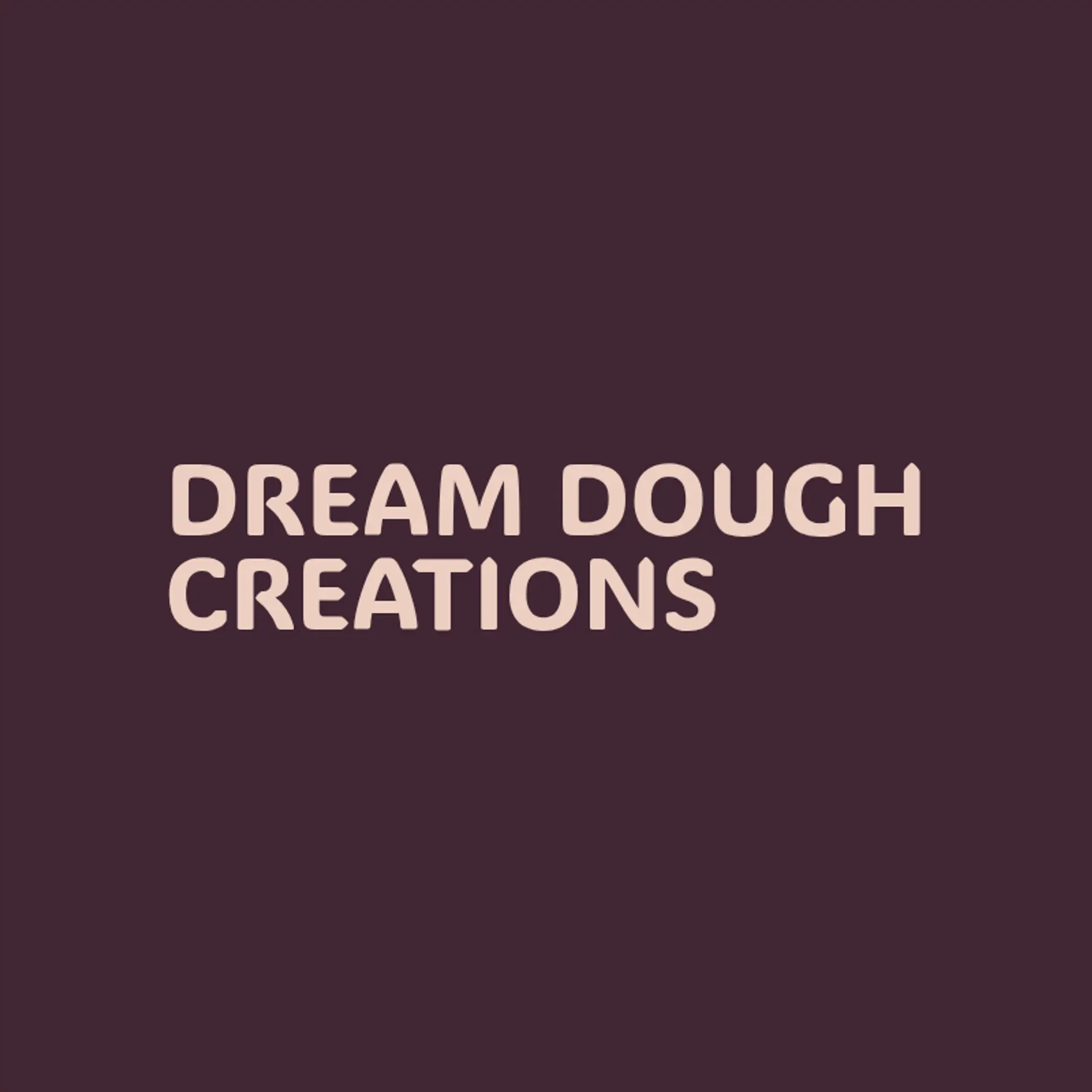 Dream Dough Creations logo for unique bakery