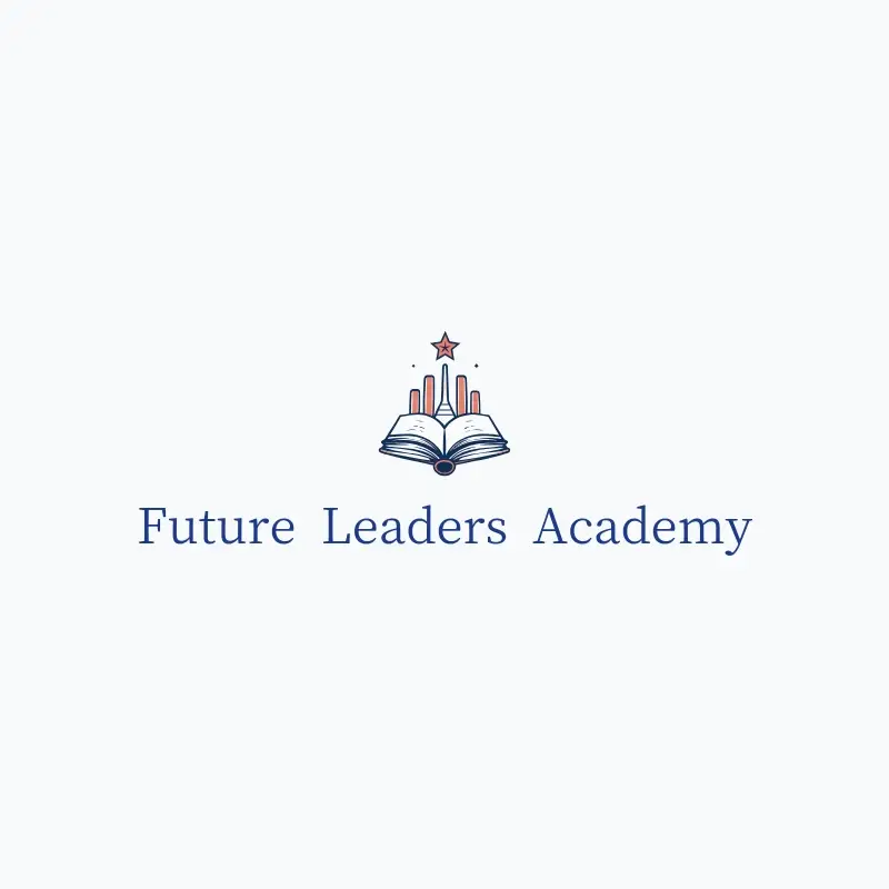 The daycare name Future Leaders Academy as a branded logo with a single color icon