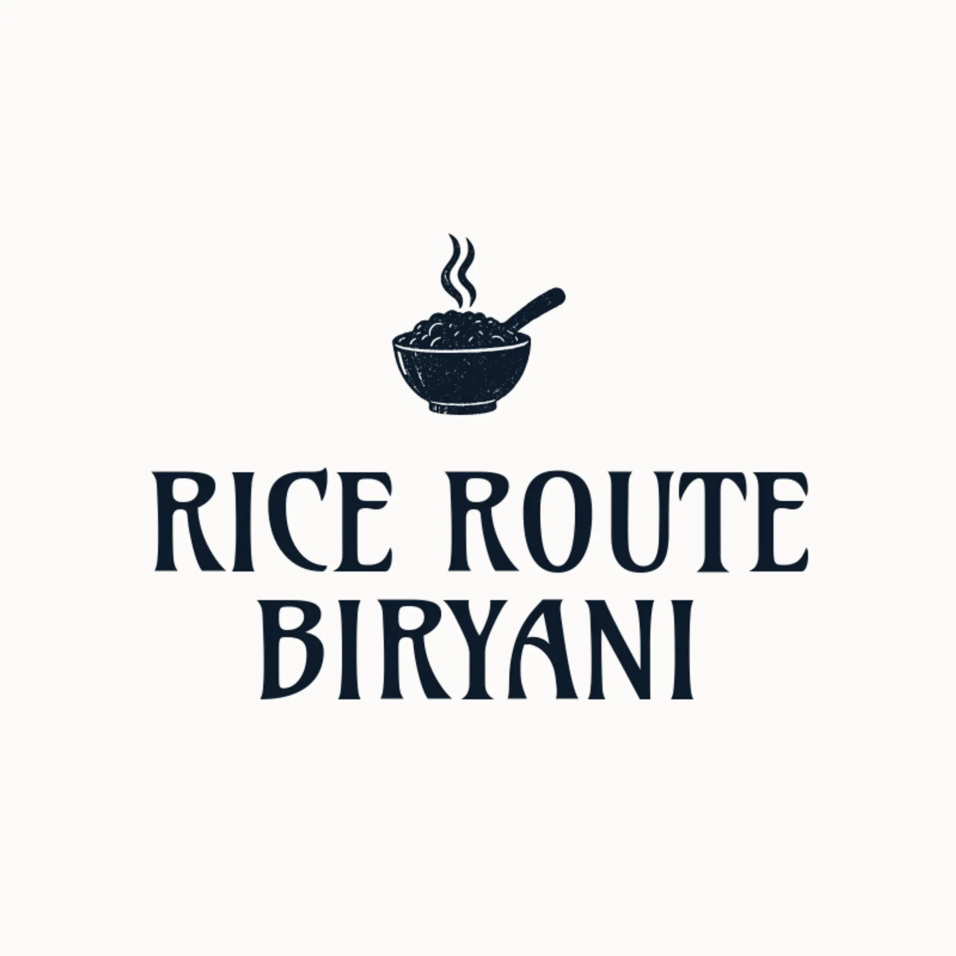 Rice Route Biryani logo for biryani