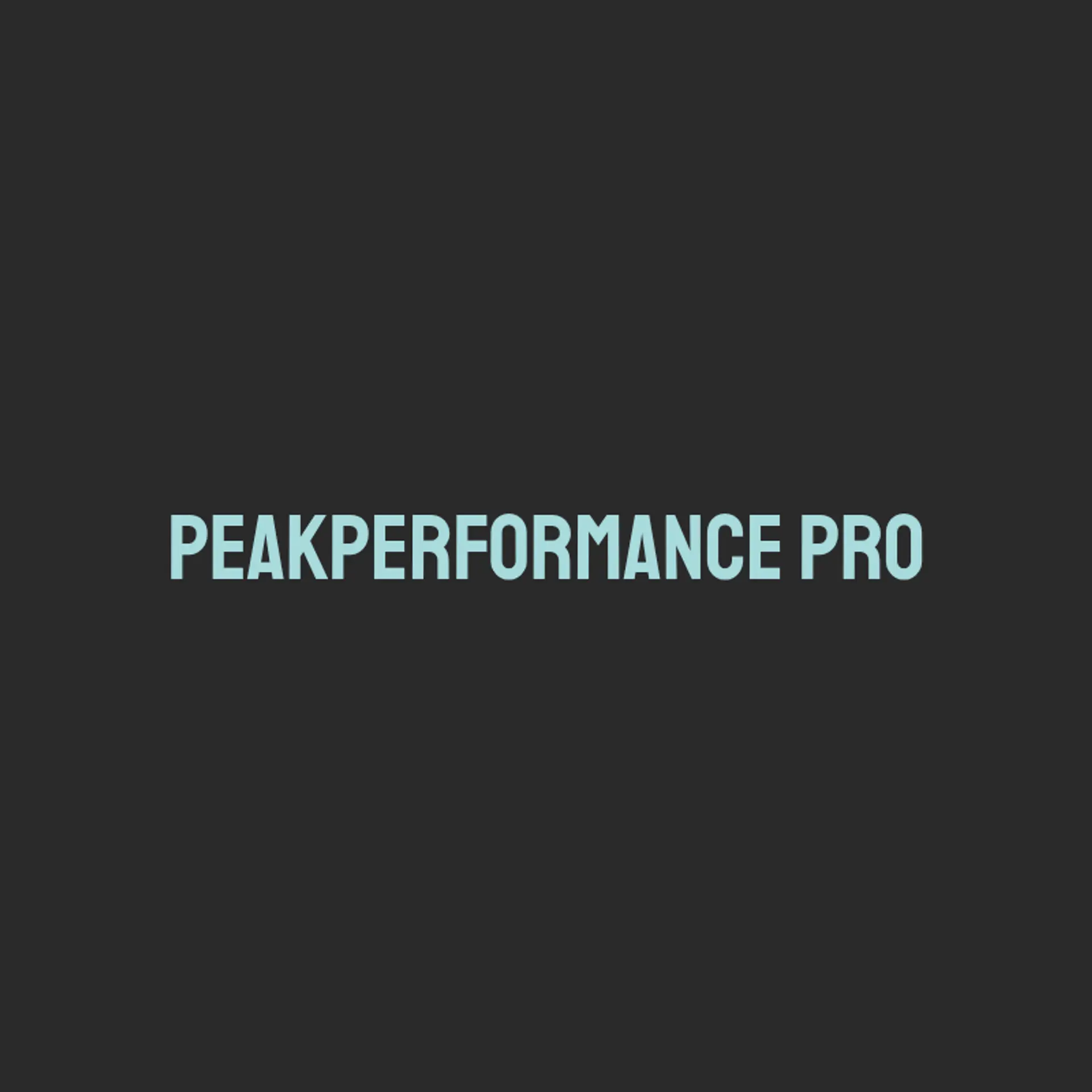 PeakPerformance Pro logo for cool sports